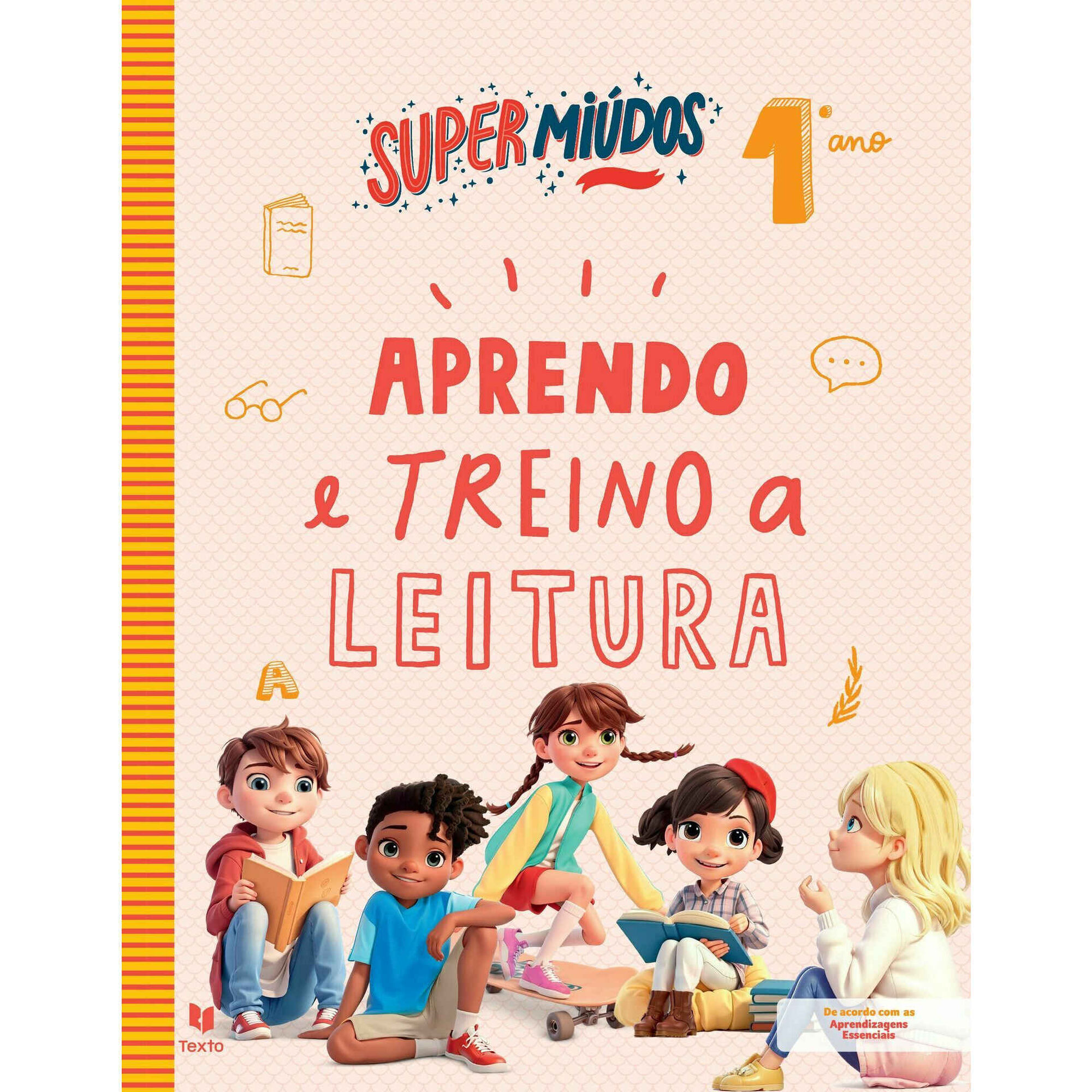 Supermiúdos - Aprendo e Treino Leitura - 1º Ano