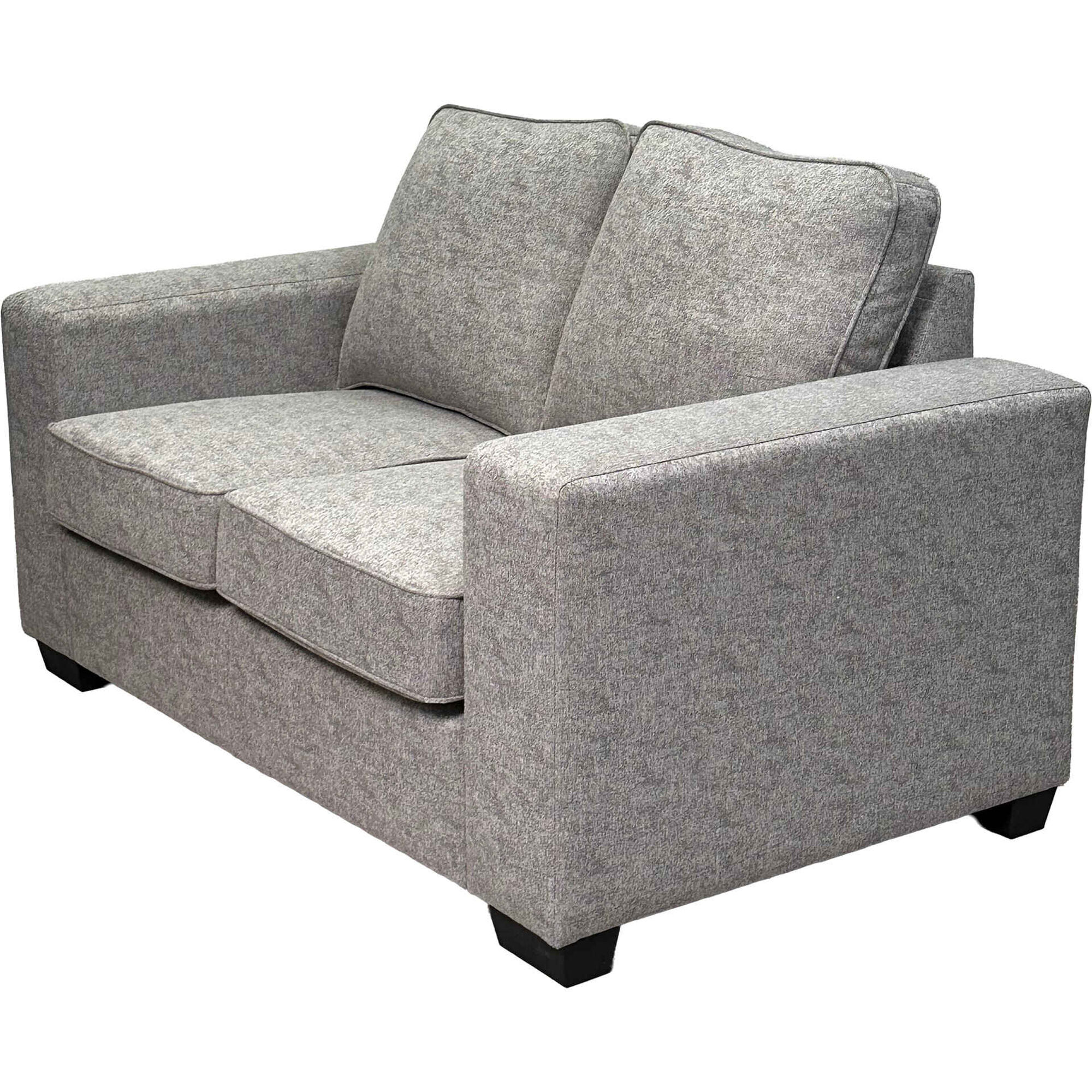 Sof&aacute; 2 Lugares 148x87x88cm Leipzig Cinza Kasa