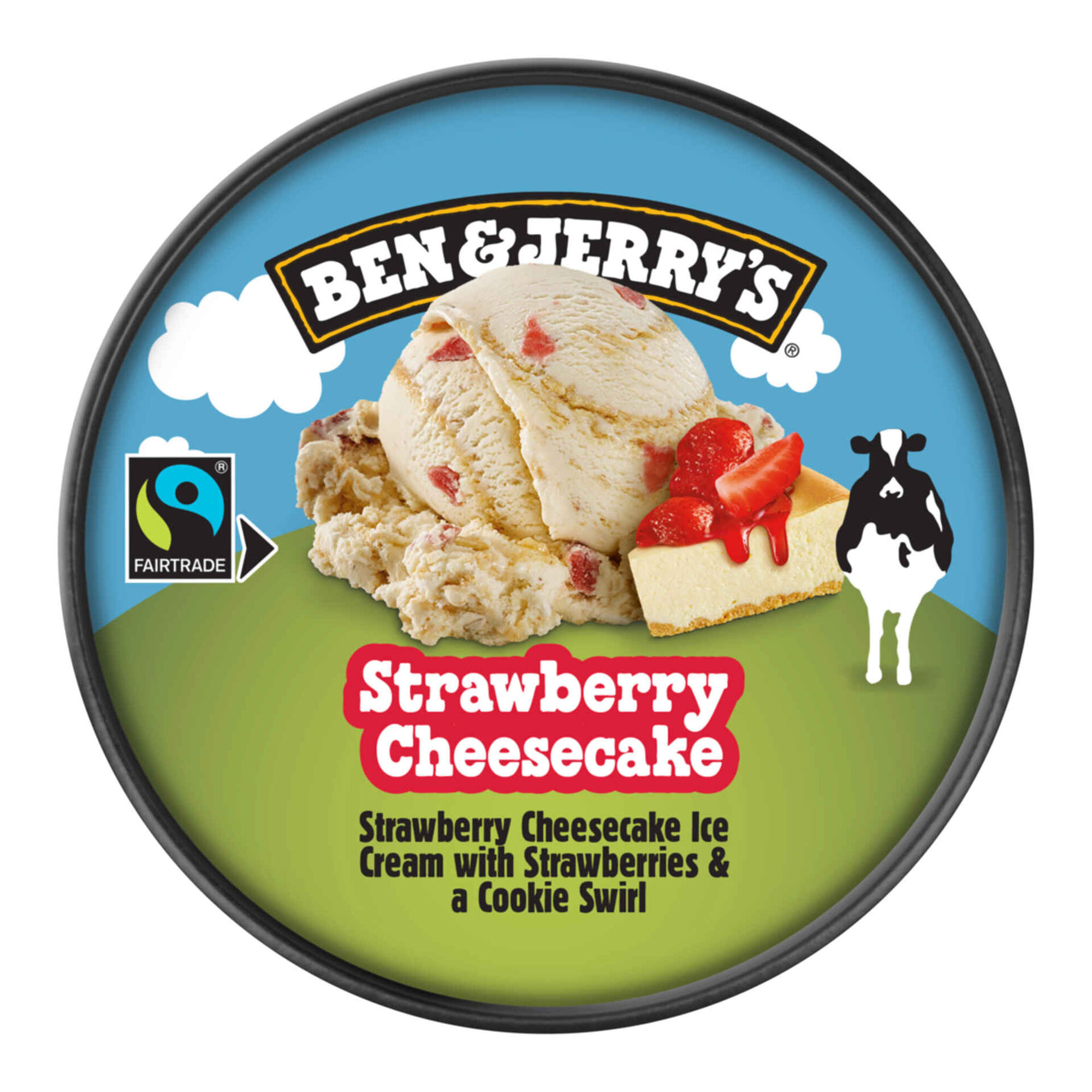 Gelado Cheesecake Morango