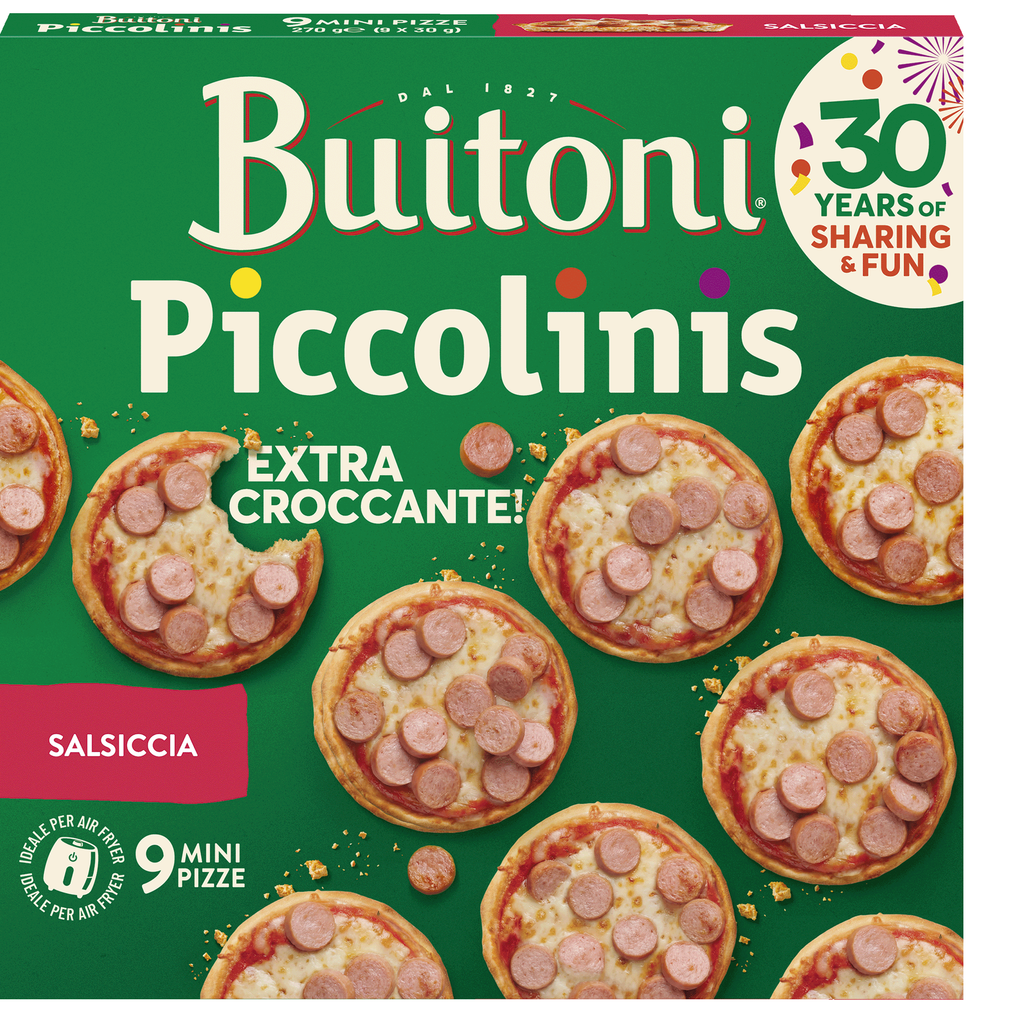 Mini Pizzas de Salsicha Buitoni Piccolinis