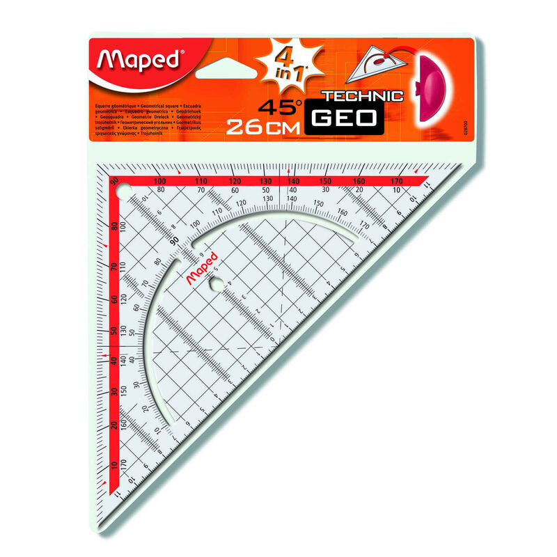 Esquadro Geométrico 26cm Maped