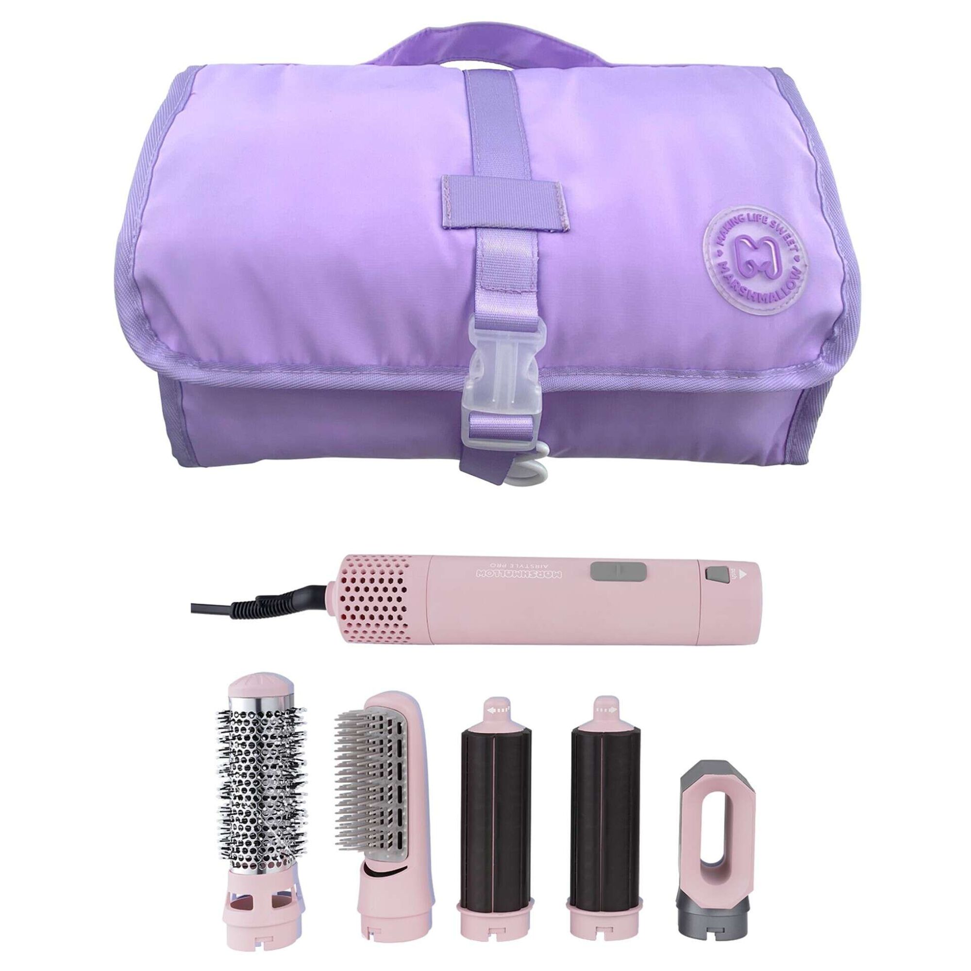 Modelador 5 em 1 com Necessaire Rosa Marshmallow