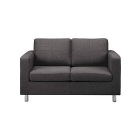 Sof&aacute; 2 Lugares Preto Haia Kasa