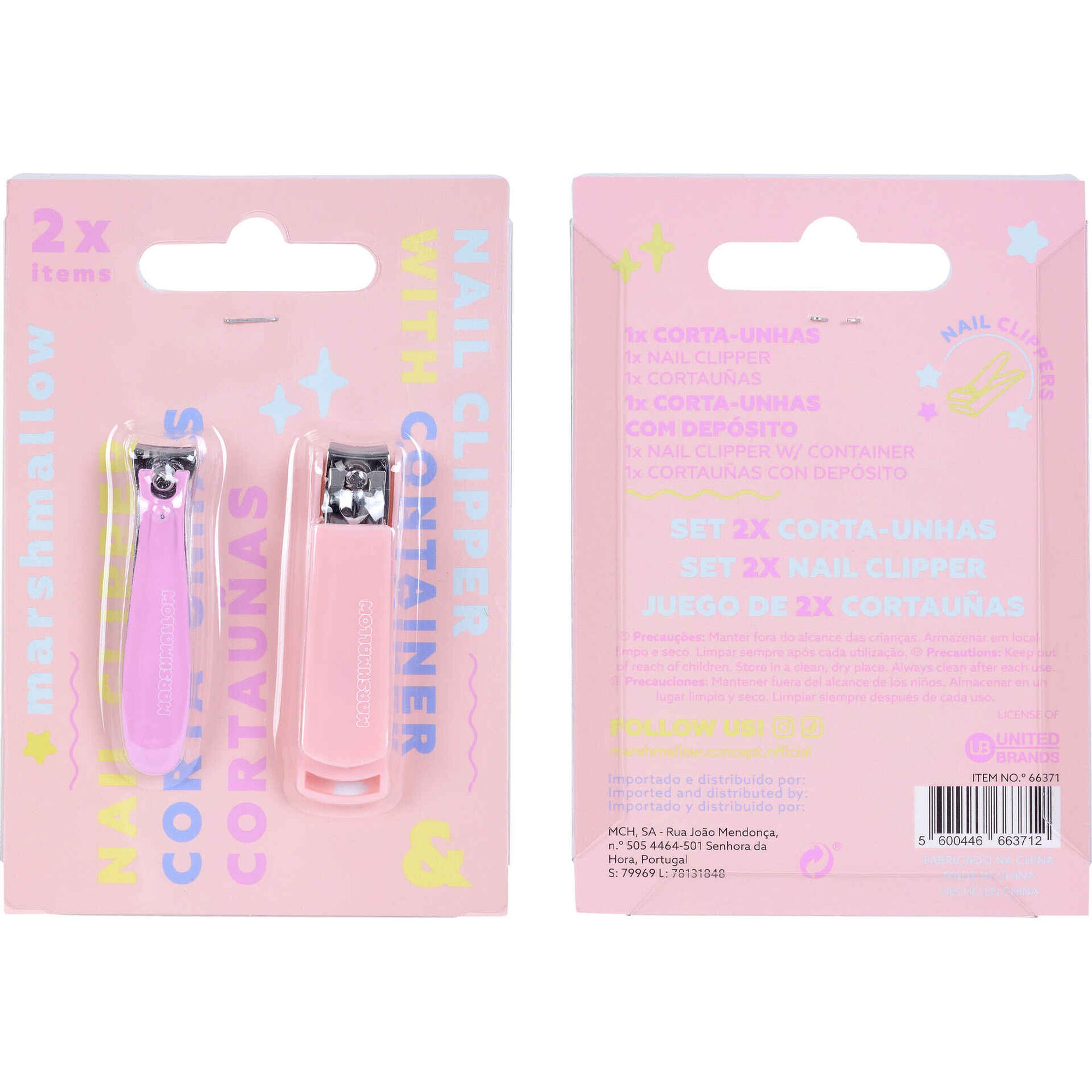 Conjunto 2 Corta Unhas Kasa