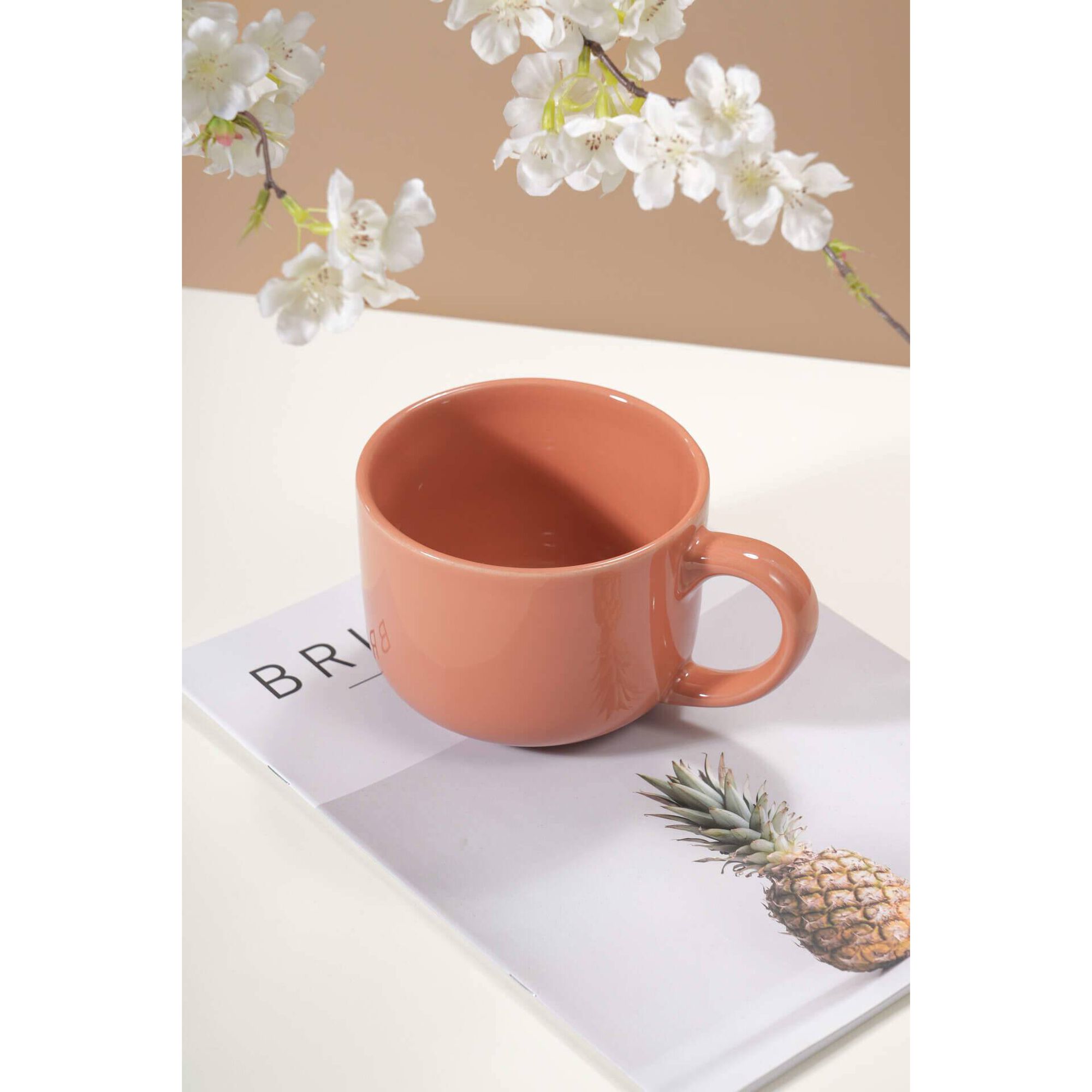 Caneca 630ml Jumbo Tijolo