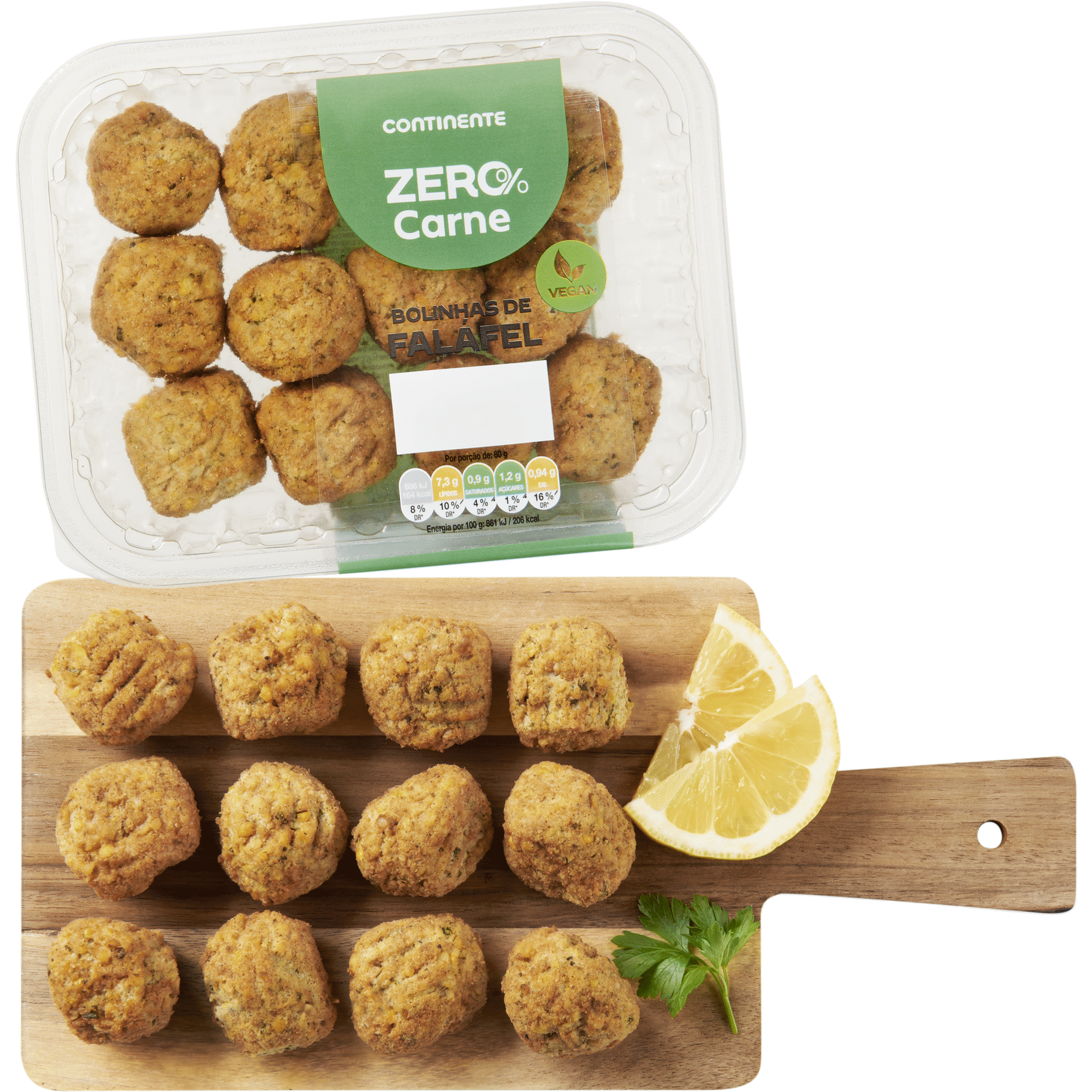 Bolinhas de Fal&aacute;fel Zero% Carne Continente