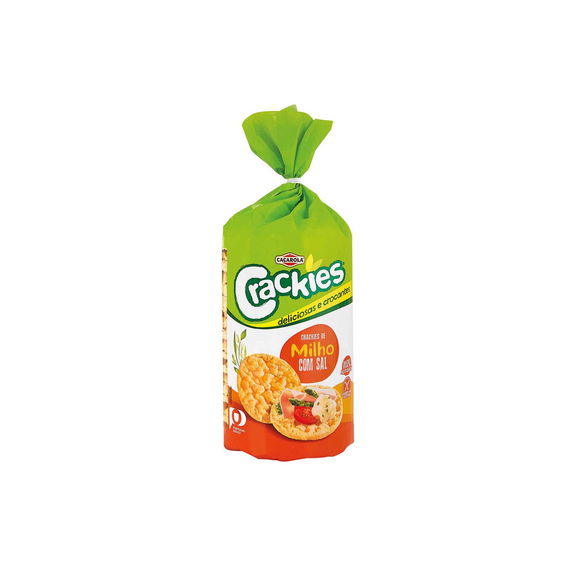 Crackies de Milho com Sal sem Glúten