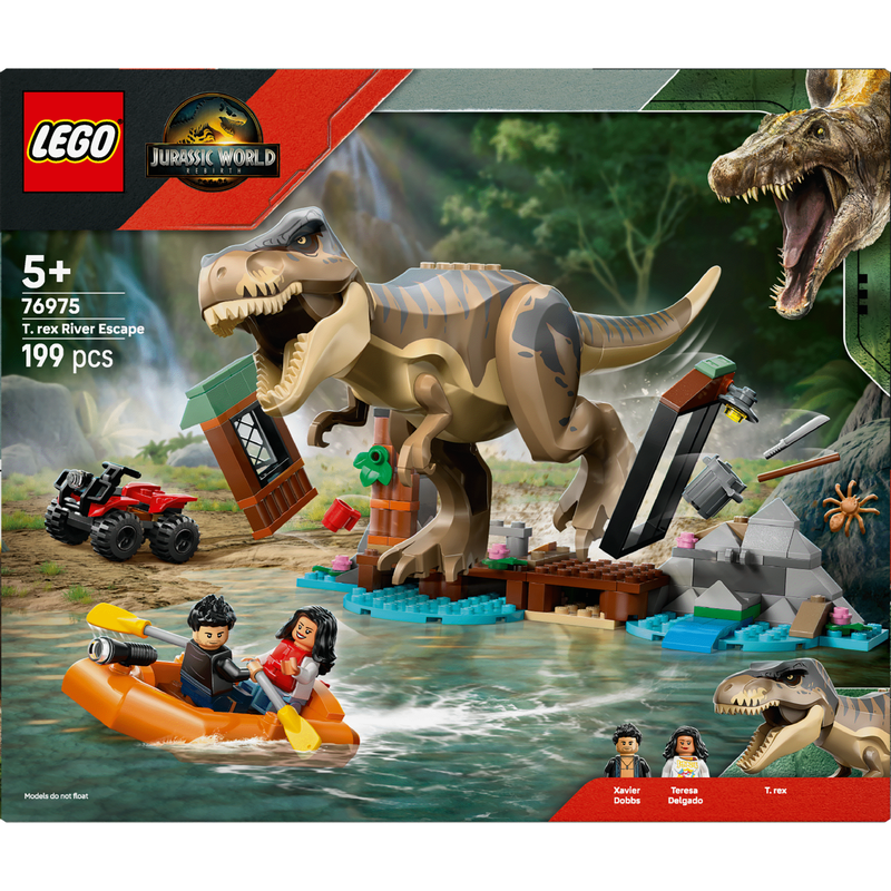 LEGO Jurassic World - Fuga Pelo Rio do T. rex - 76975