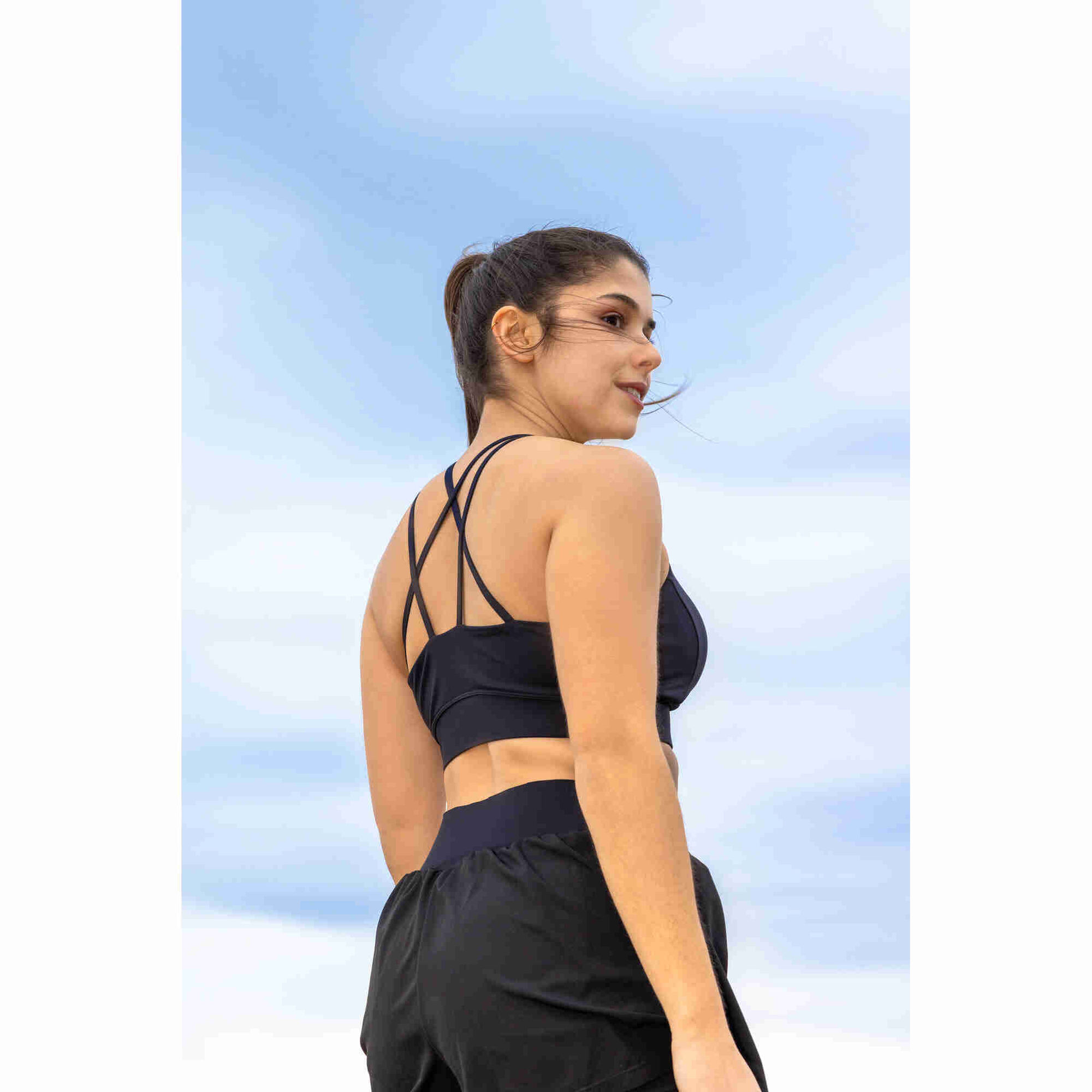 Calções de corrida Mulher Azul S