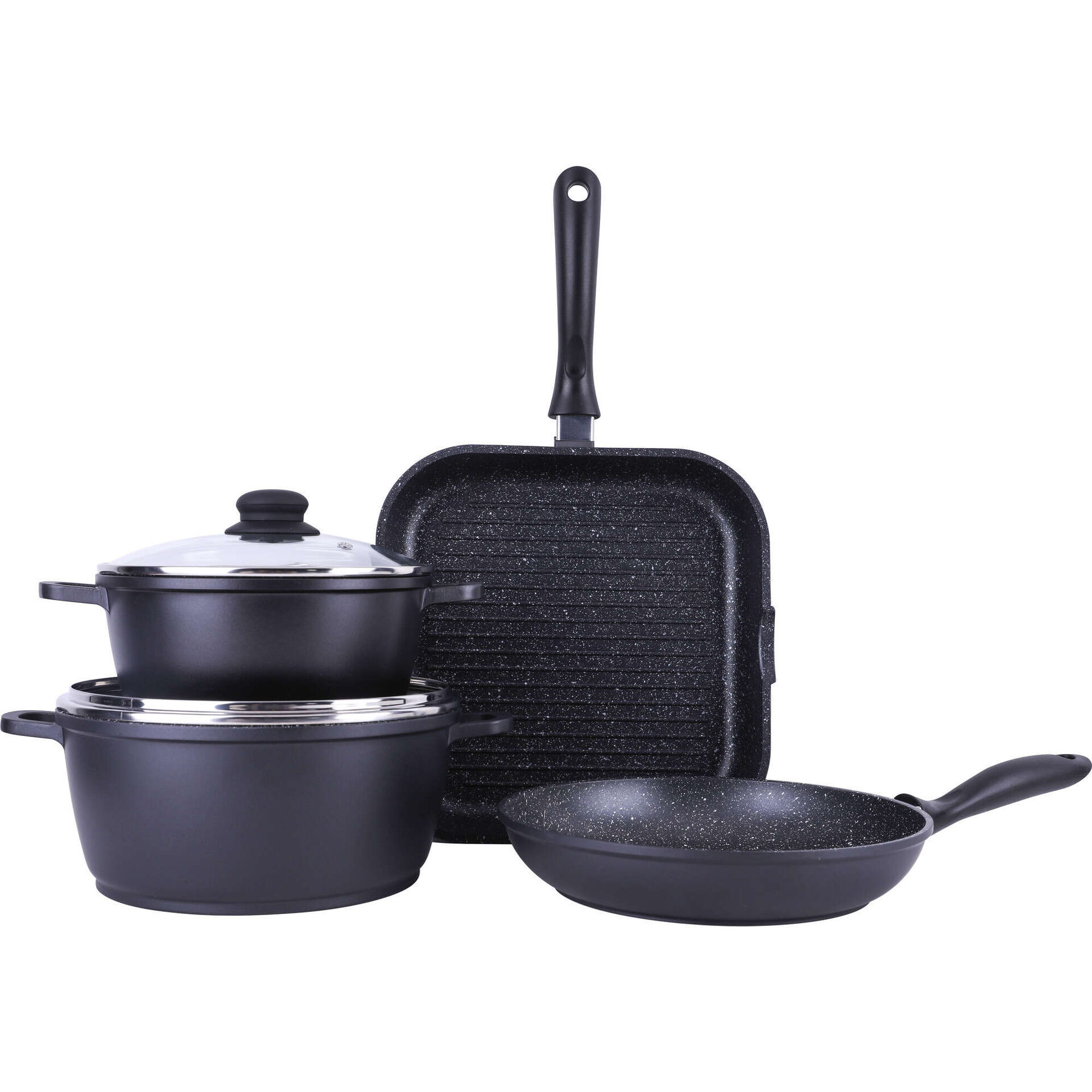 Trem Cozinha 4 Peças Alumínio Fundido Antiaderente Classic