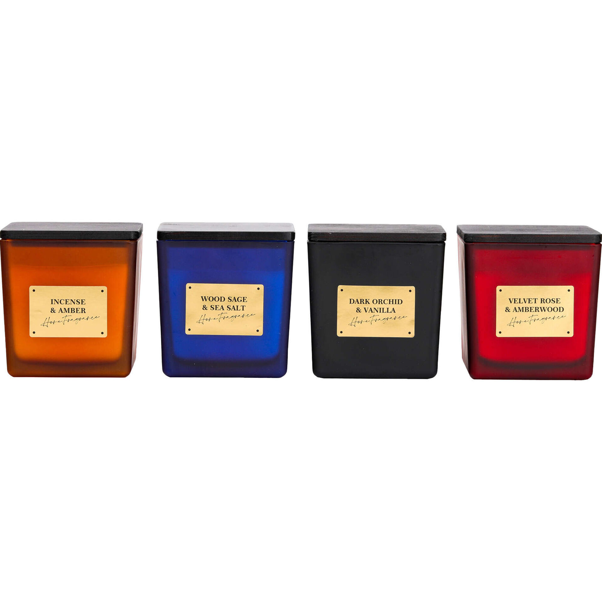 Vela em Copo Quadrada com Tampa 190g