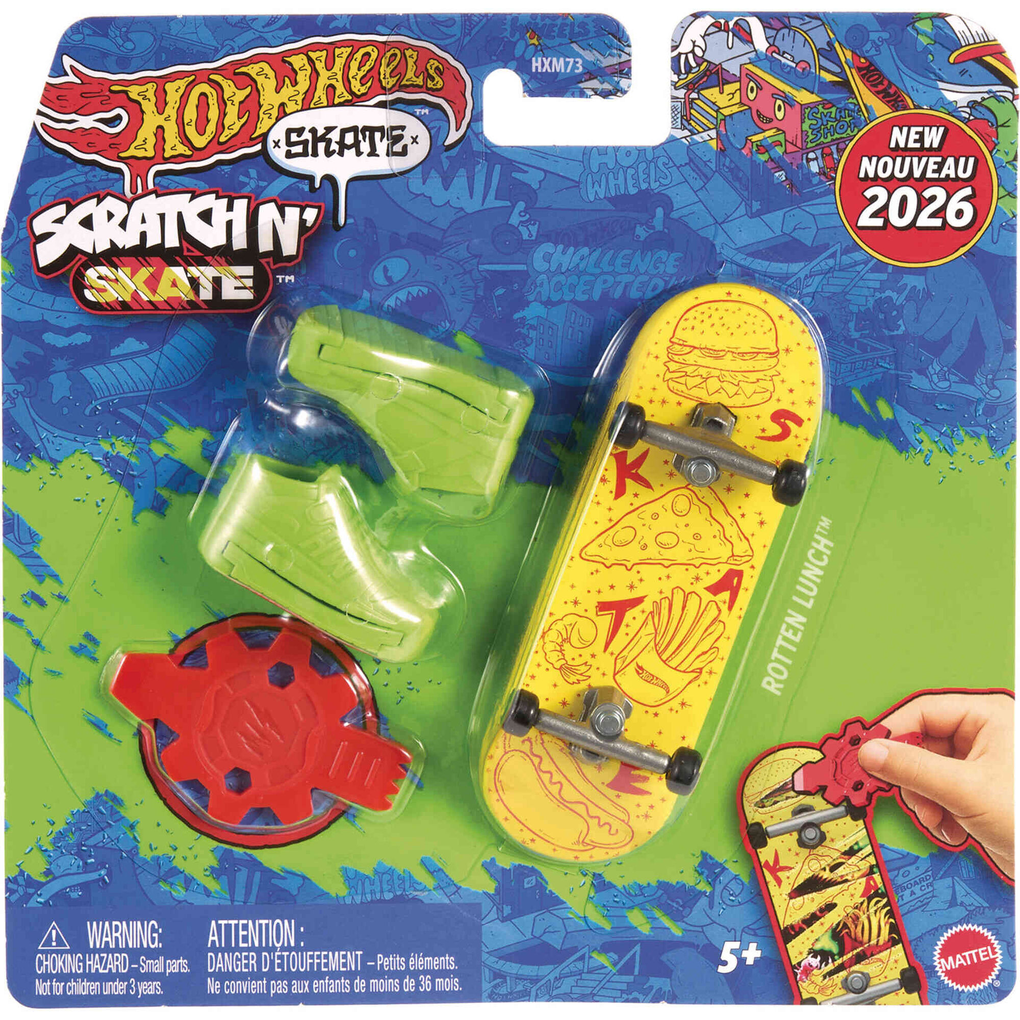 Hot Wheels - Skate com Autocolantes Rasp&aacute;veis (v&aacute;rios modelos)