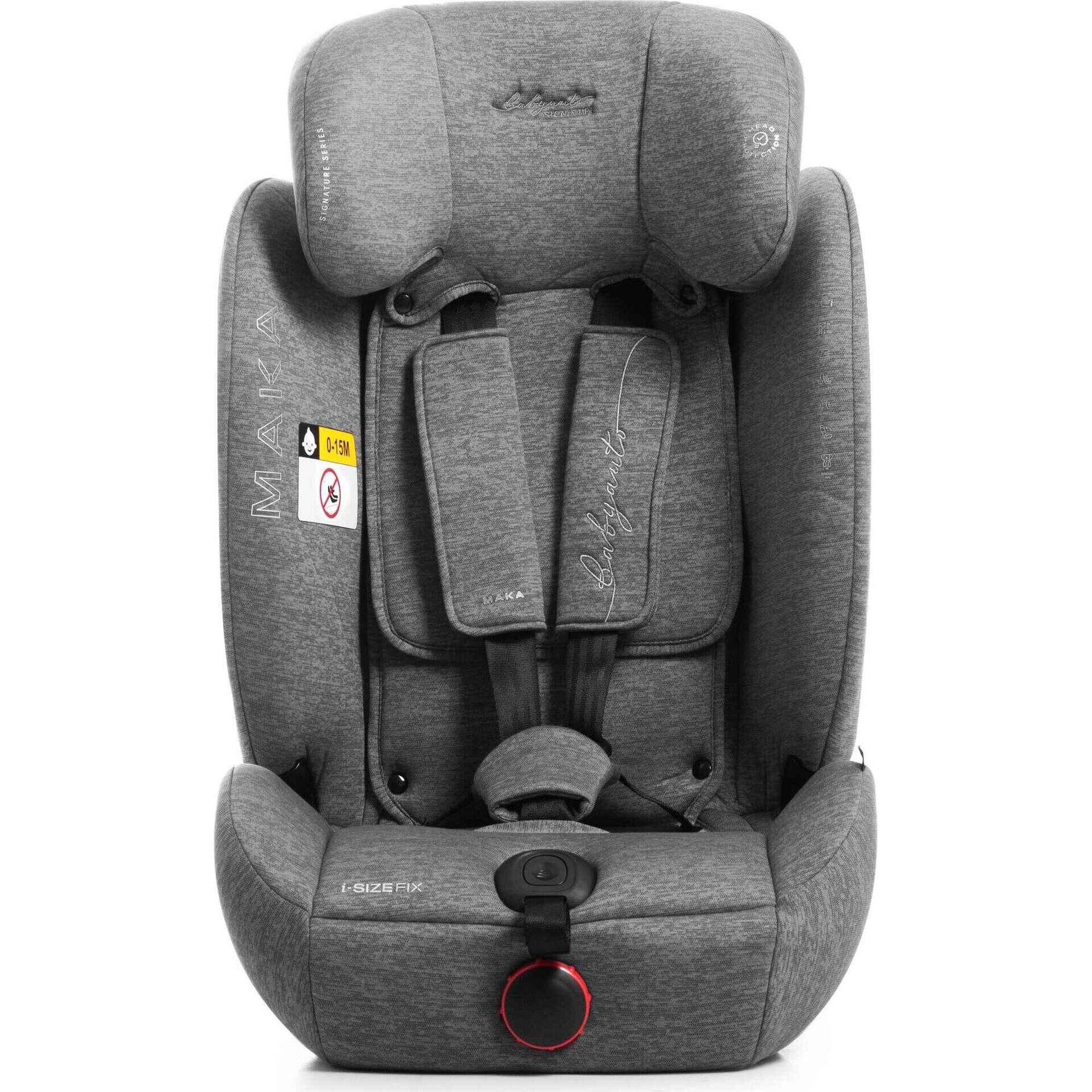 Cadeira Auto I-Size 76-150 Maka Cinza Babyauto