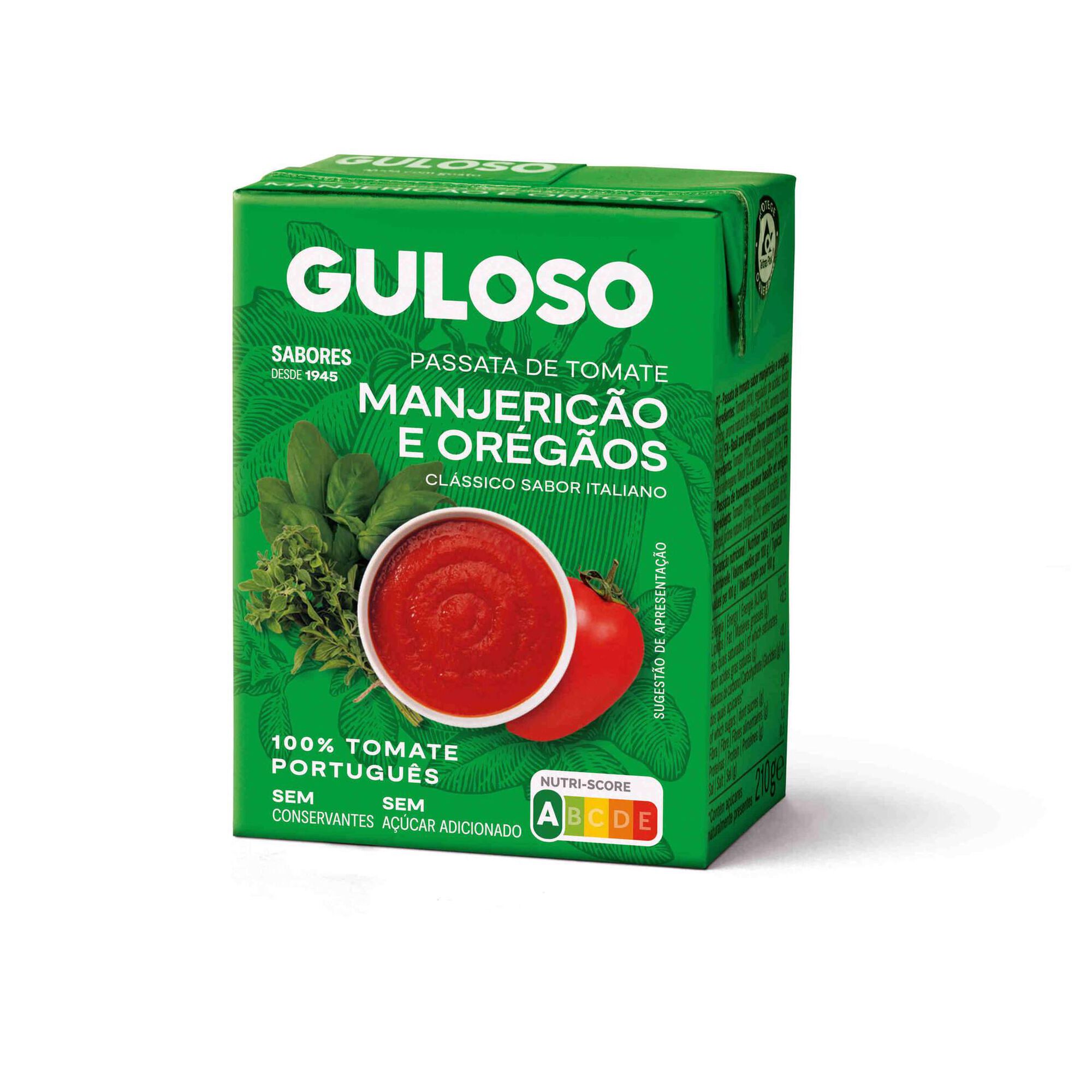 Passata de Tomate com Manjerição e Oregãos