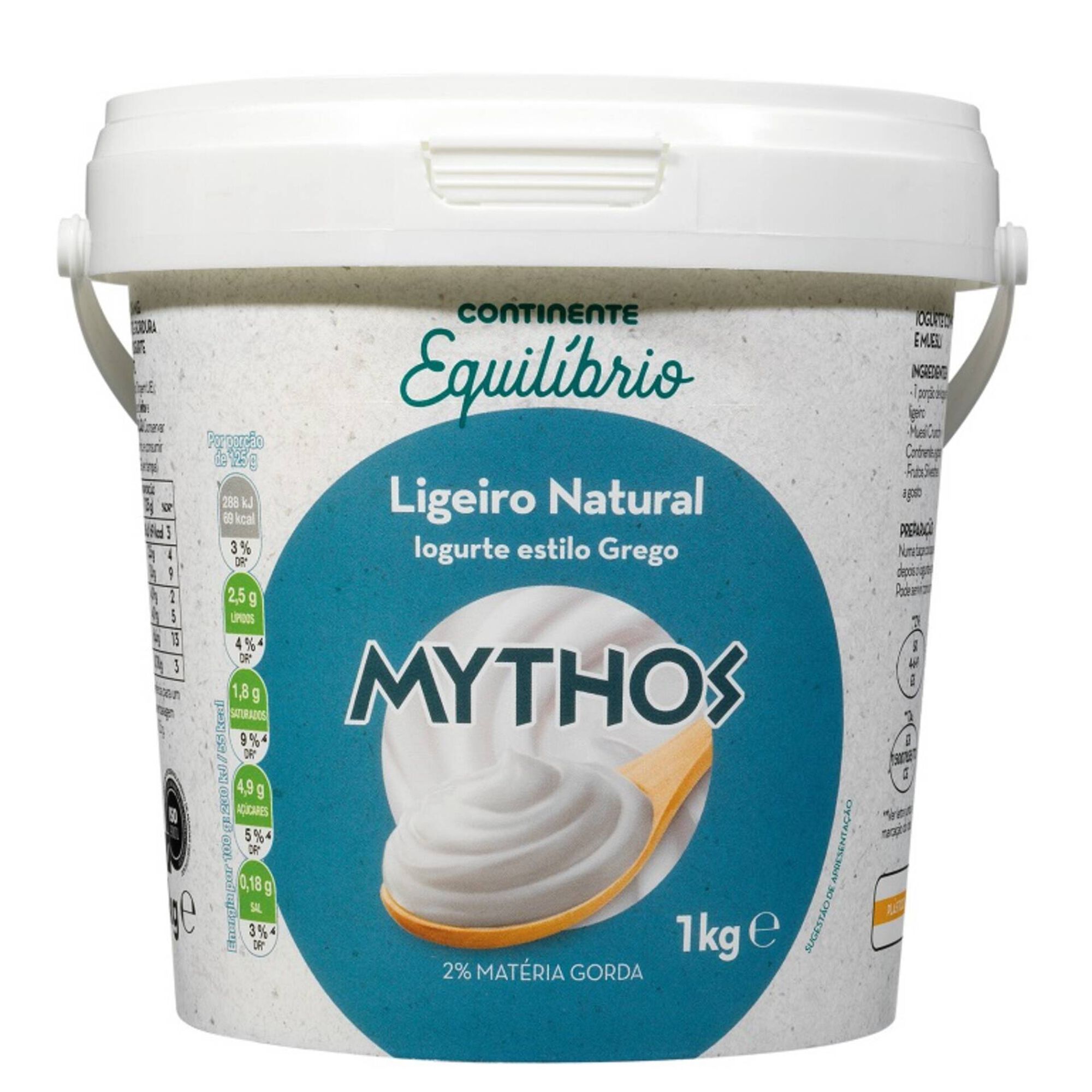 Iogurte Grego Mythos Ligeiro Natural