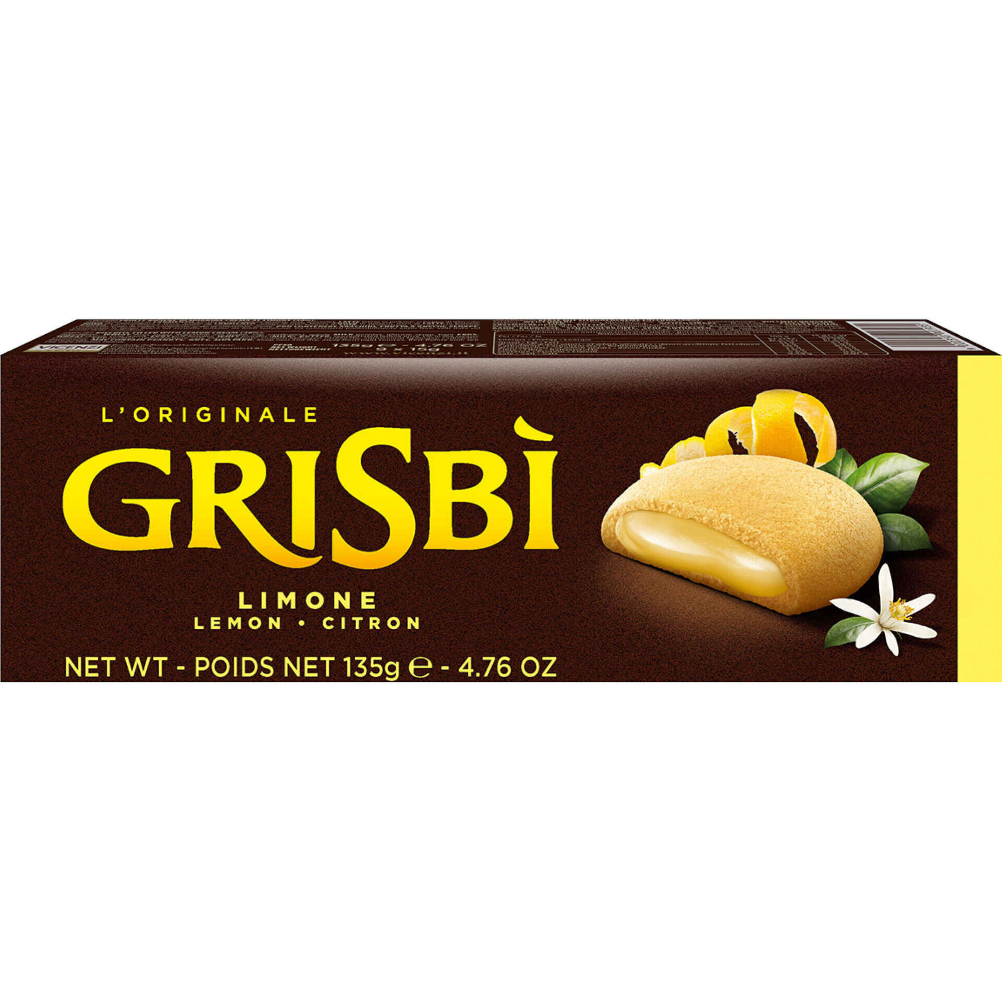 Bolacha de Chocolate com Recheio de Lim&atilde;o Grisbi