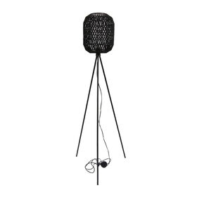 Candeeiro de Ch&atilde;o Metal Preto O&acute;Neill Kasa