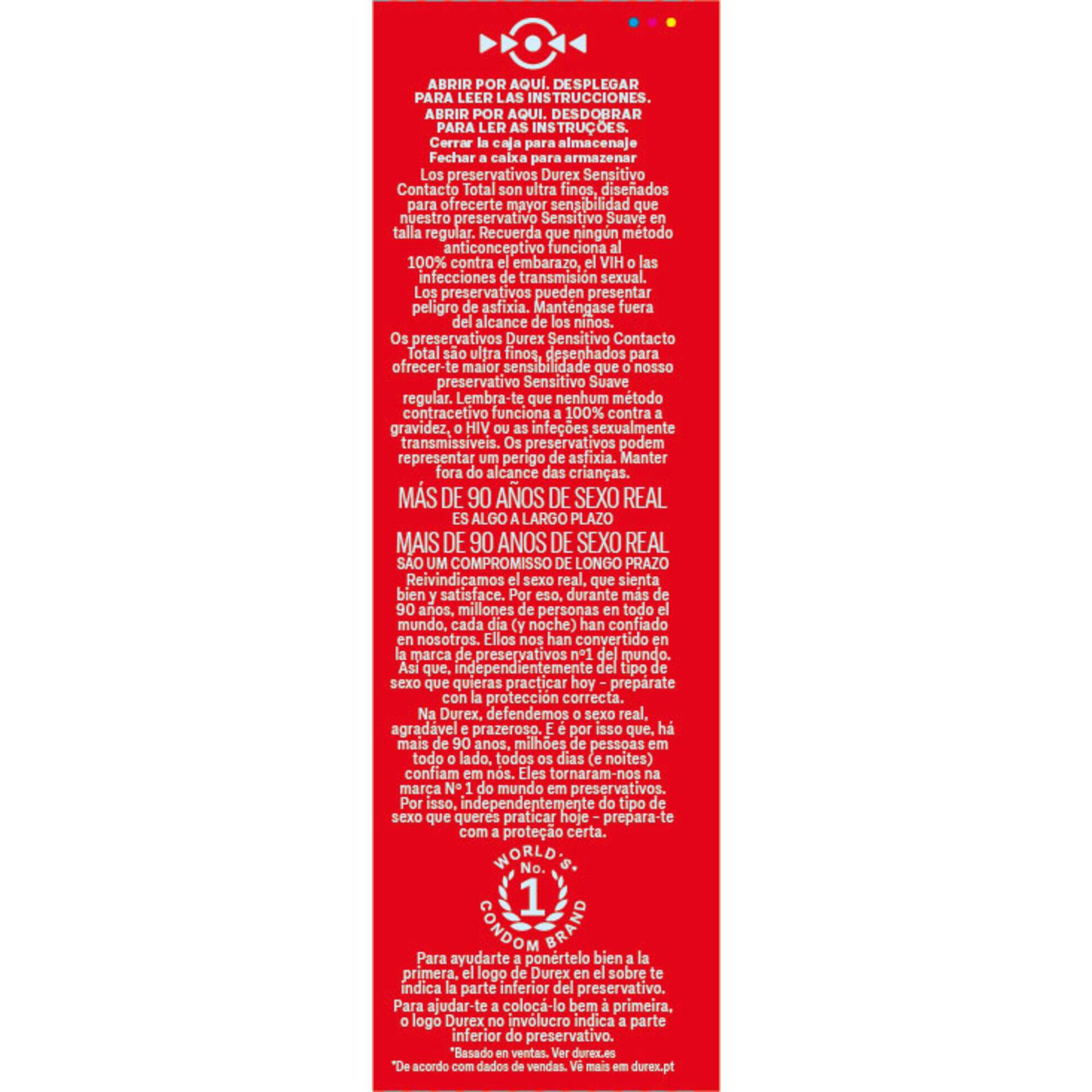 Preservativos Sensitivo Contacto Total