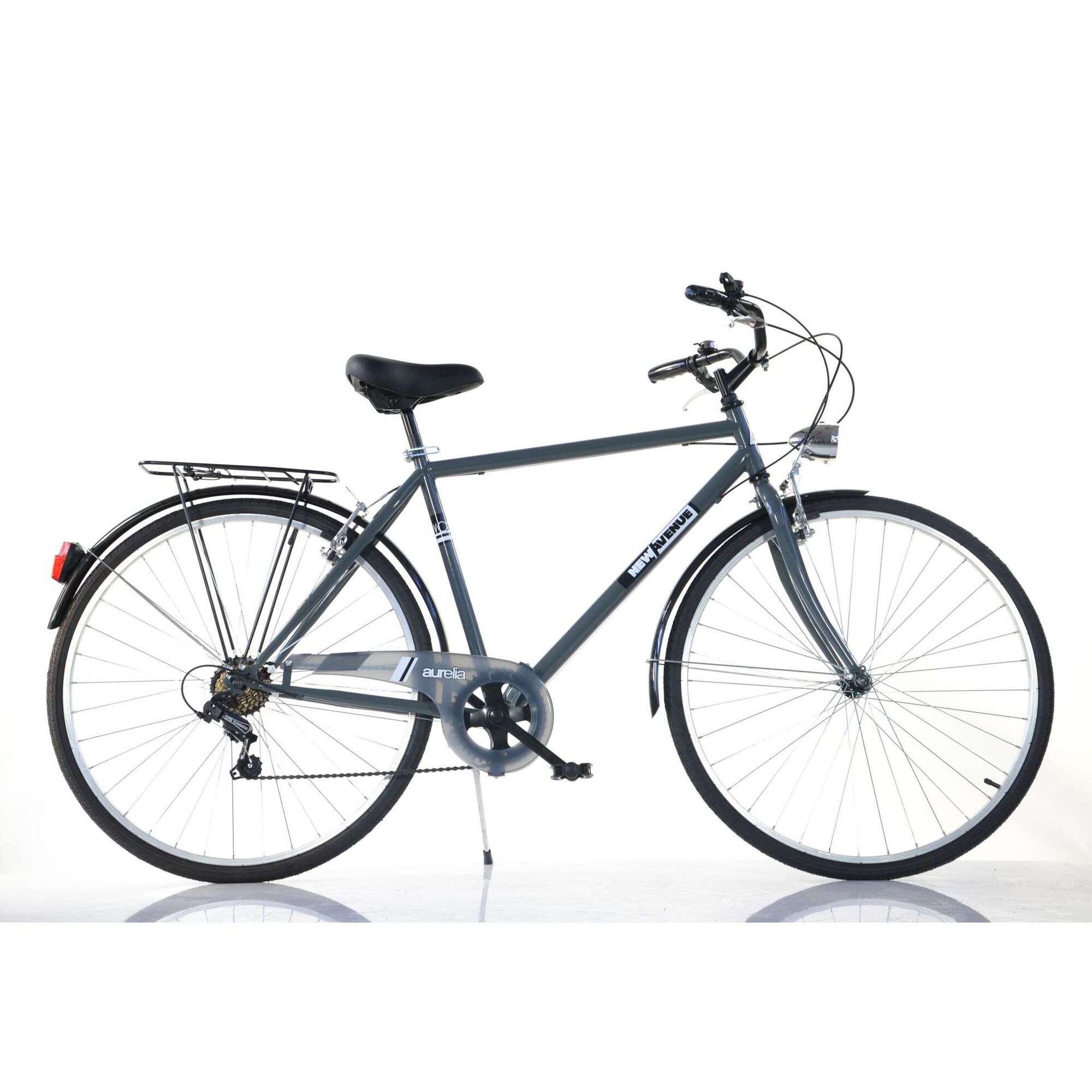 Bicicleta Passeio Roda 28" 6V Cinza Bicicleta Passeio Roda 28" 6V Cinza