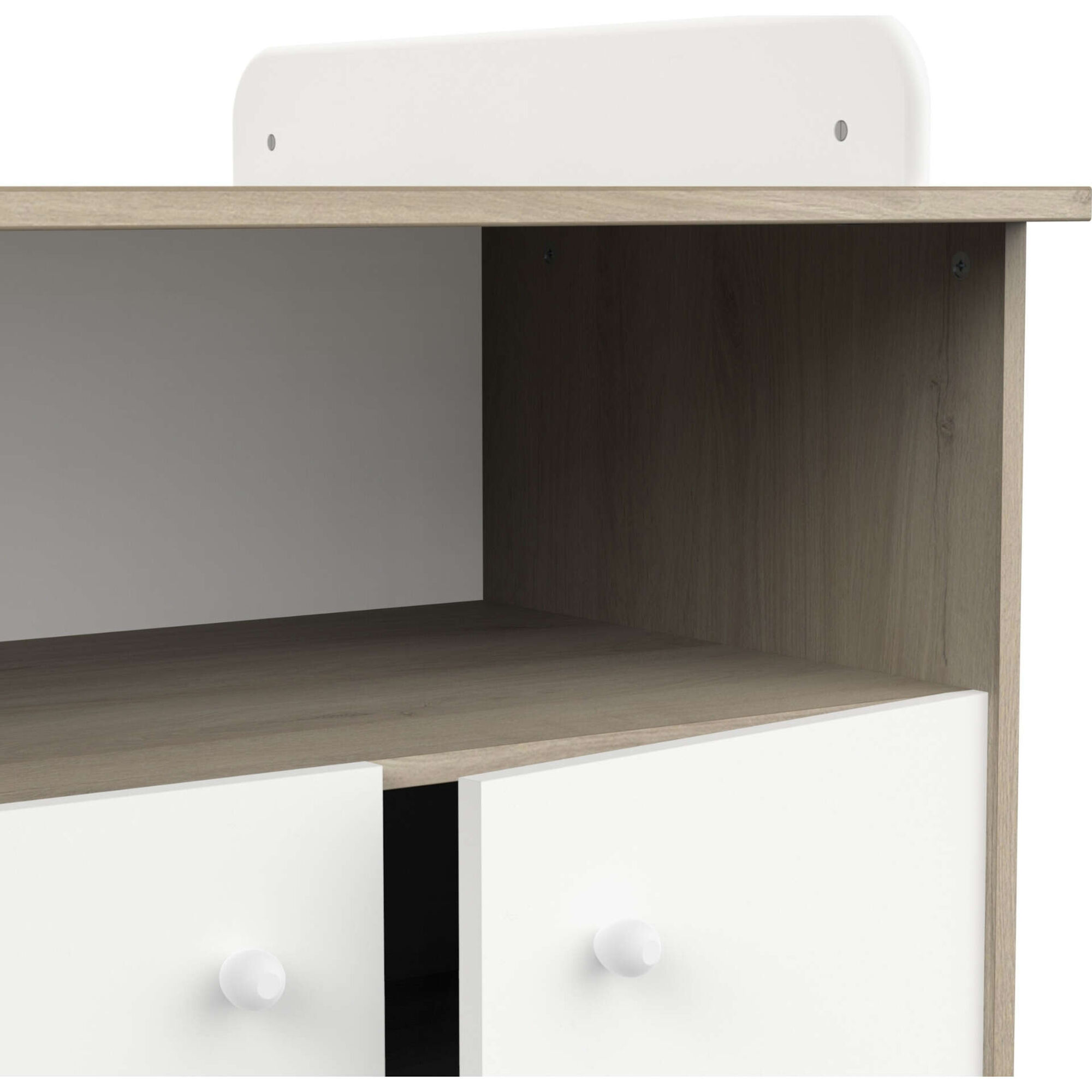 C&oacute;moda com Muda Fralda Carvalho Helicia