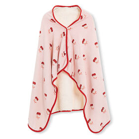 Manta Poncho Cerejas Manta Poncho Cerejas