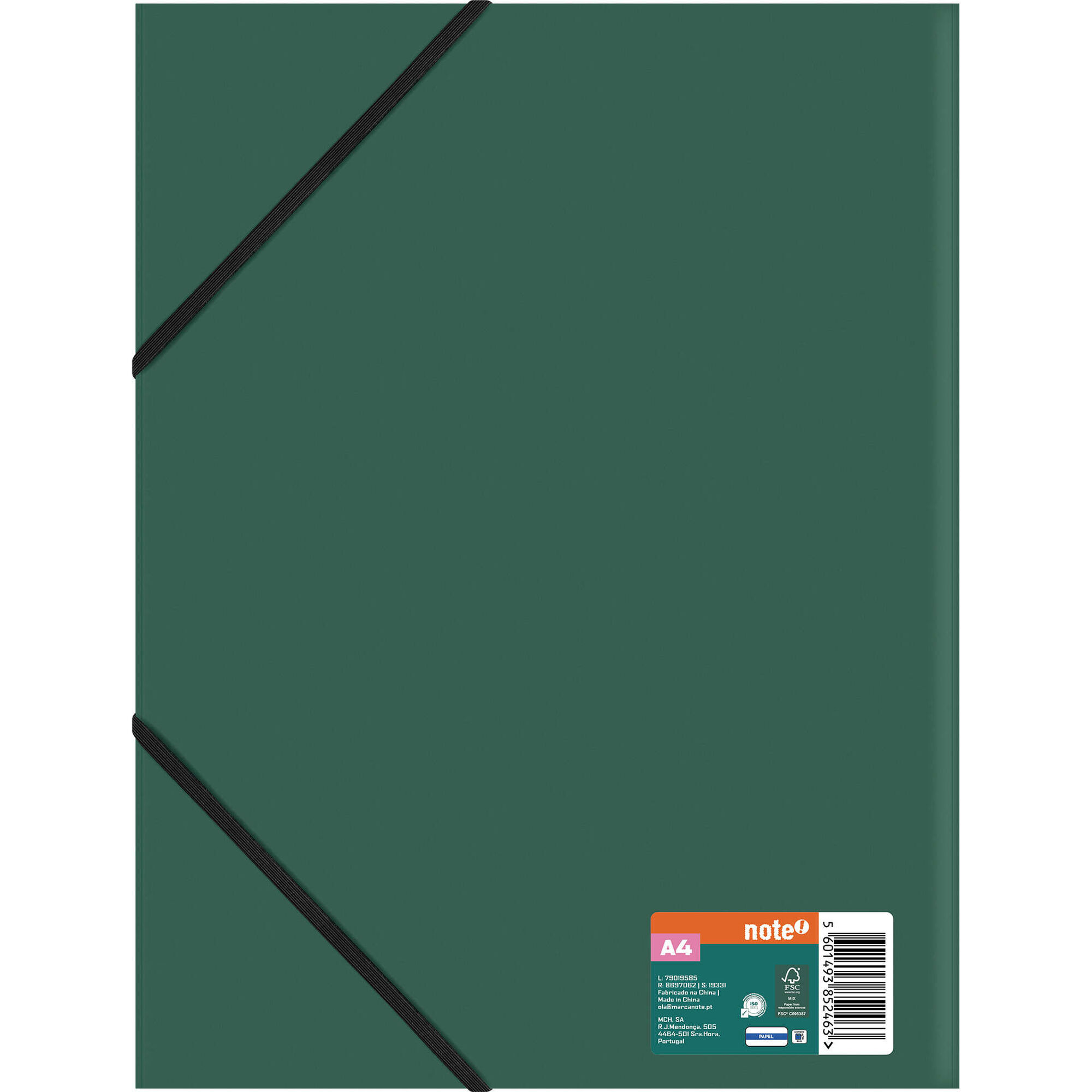 Capa com El&aacute;stico A4 (v&aacute;rias cores) Note!