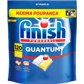Detergente M&aacute;quina Loi&ccedil;a Pastilhas Quantum Lim&atilde;o Finish