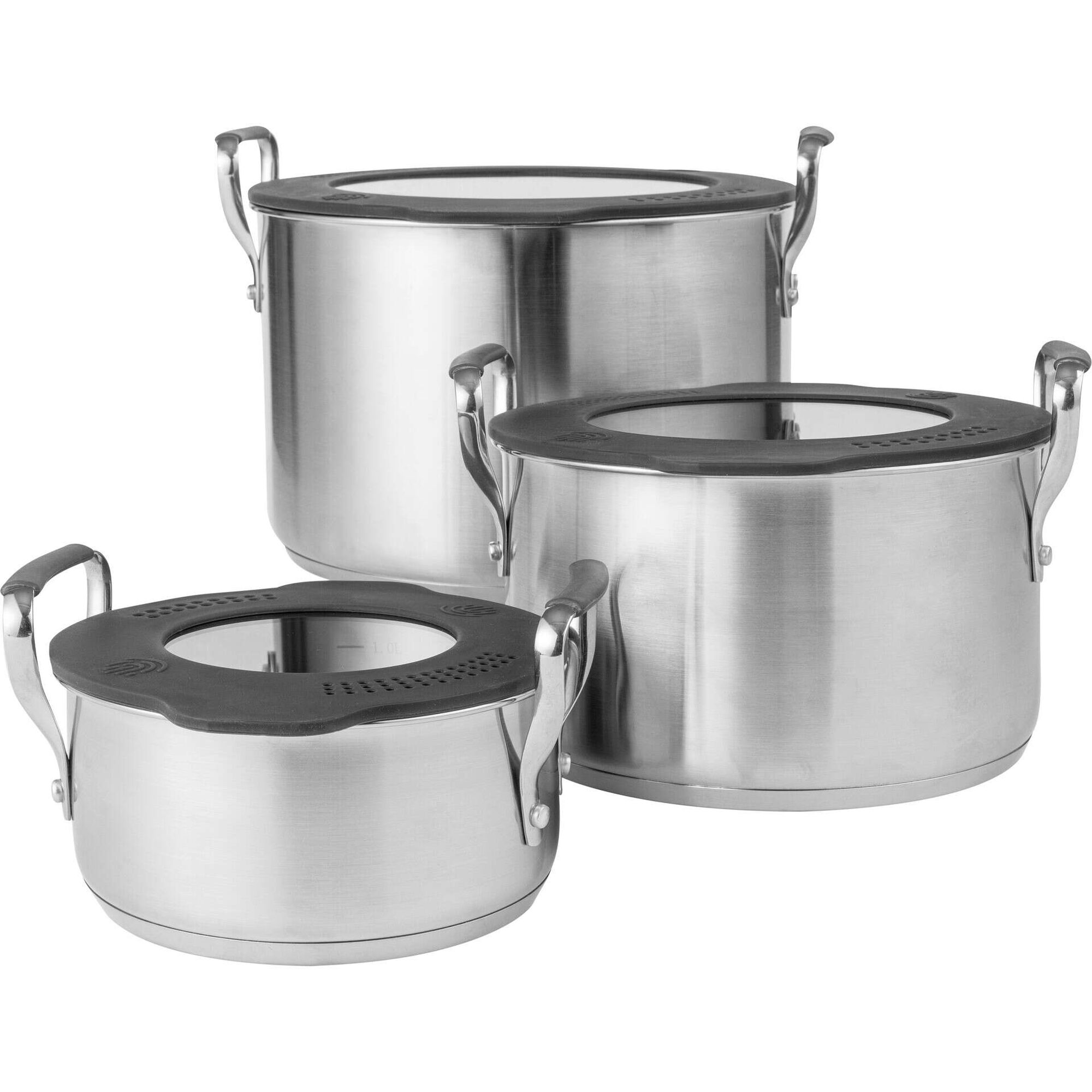 Ca&ccedil;arola Inox Empilh&aacute;vel 16cm Kasa