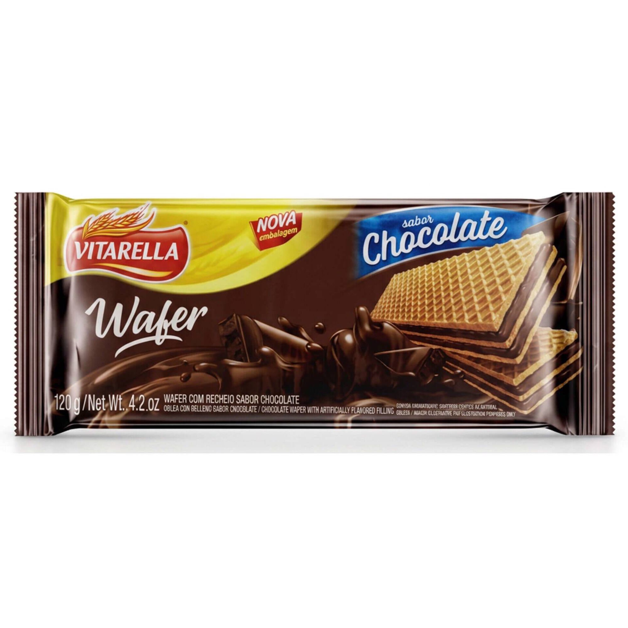Bolachas Wafers Chocolate Vitarella