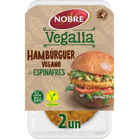 Hambúrguer Vegan de Espinafres Hambúrguer Vegan de Espinafres