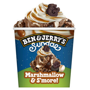 Gelado Marshmallow & S'more Sundae Ben & Jerry's