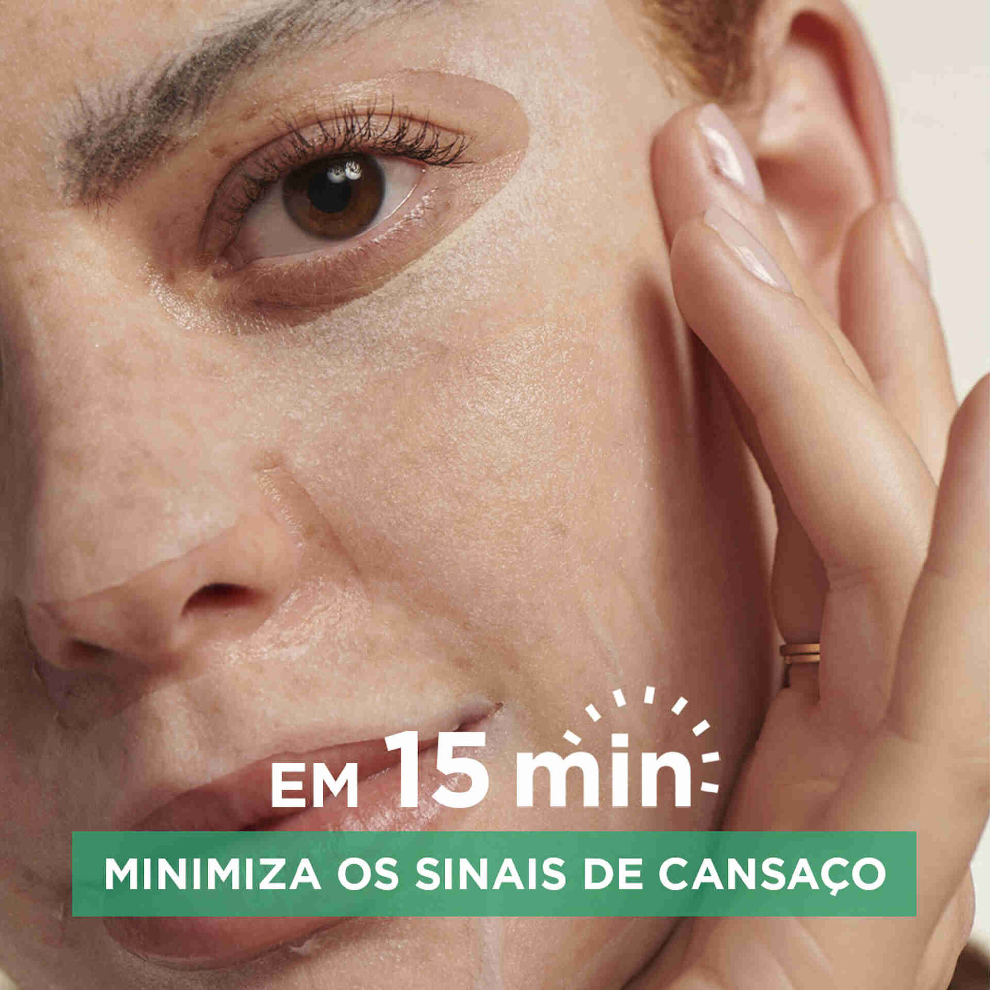 Máscara Facial Tecido CryoJelly Aloe Hialurónico Pele Cansada