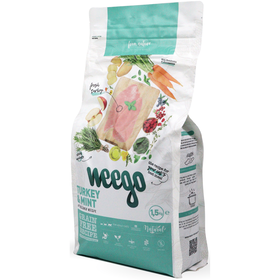 Ra&ccedil;&atilde;o para Gato Peru e Menta Verde Weego