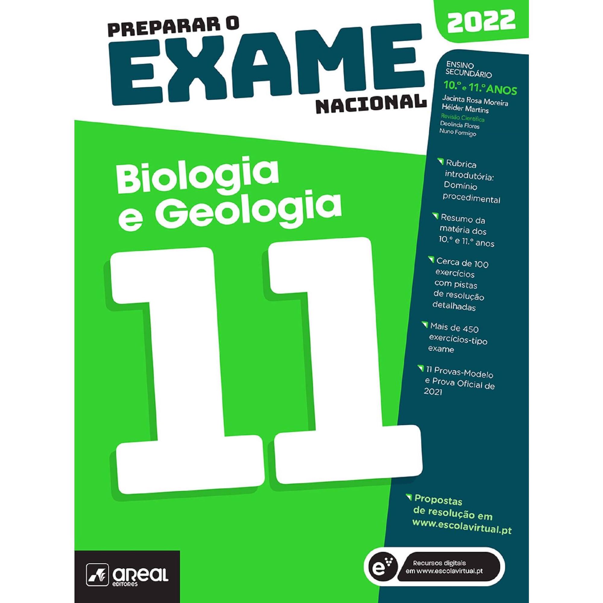 Preparar o Exame Nacional 2022 - Biologia E Geologia - 11º Ano Preparar o Exame Nacional 2022 - Biologia E Geologia - 11º Ano