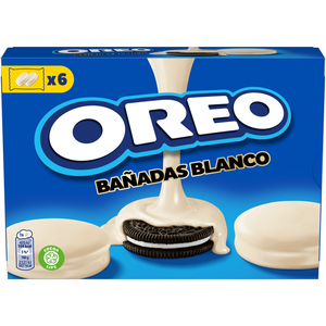 Bolachas Cobertas com Chocolate Branco Oreo