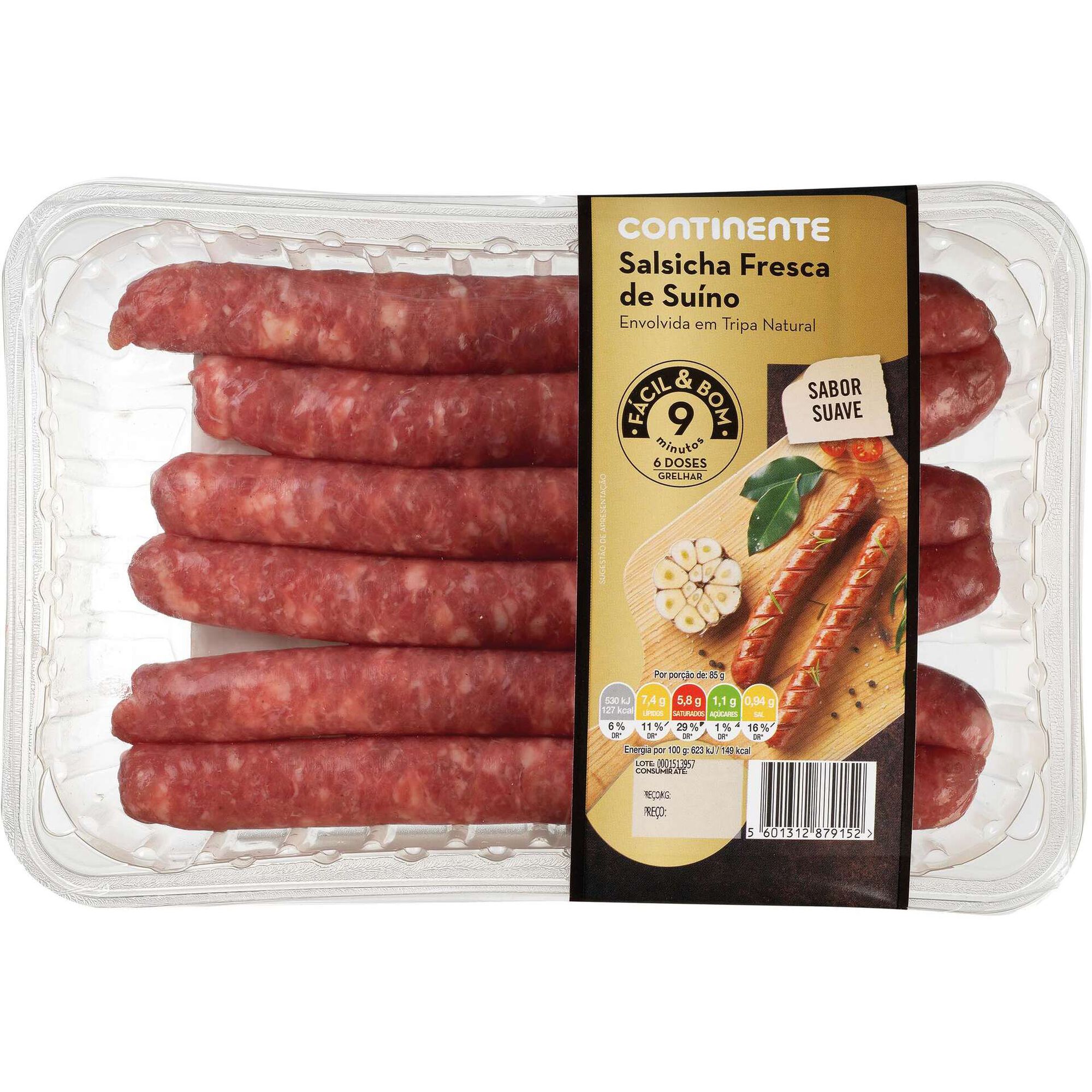 Salsichas Frescas de Porco