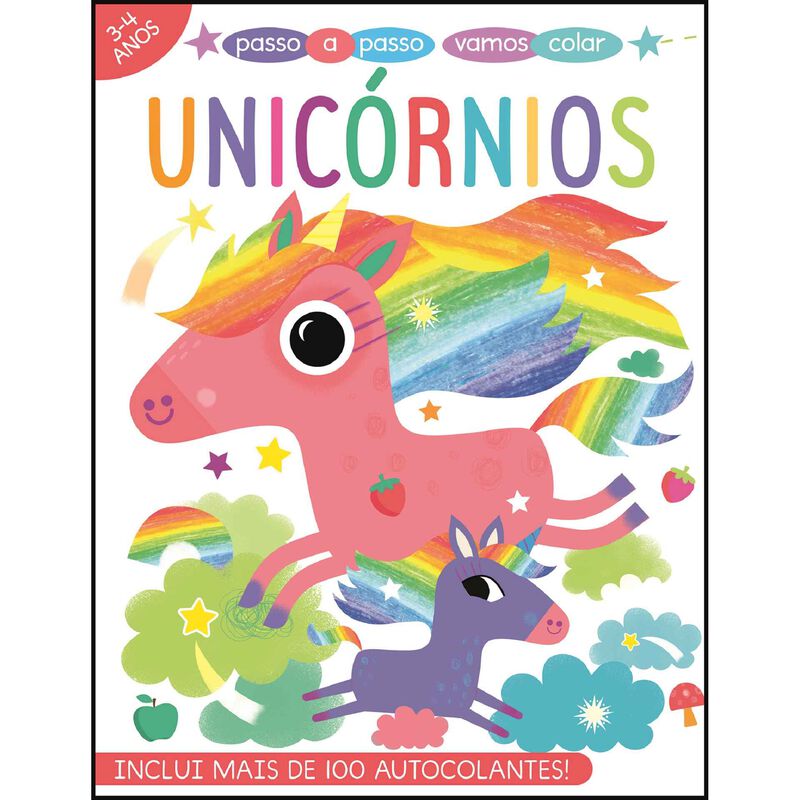 Passo a Passo, Vamos Colar - Unicórnios de Emma Munro Smith