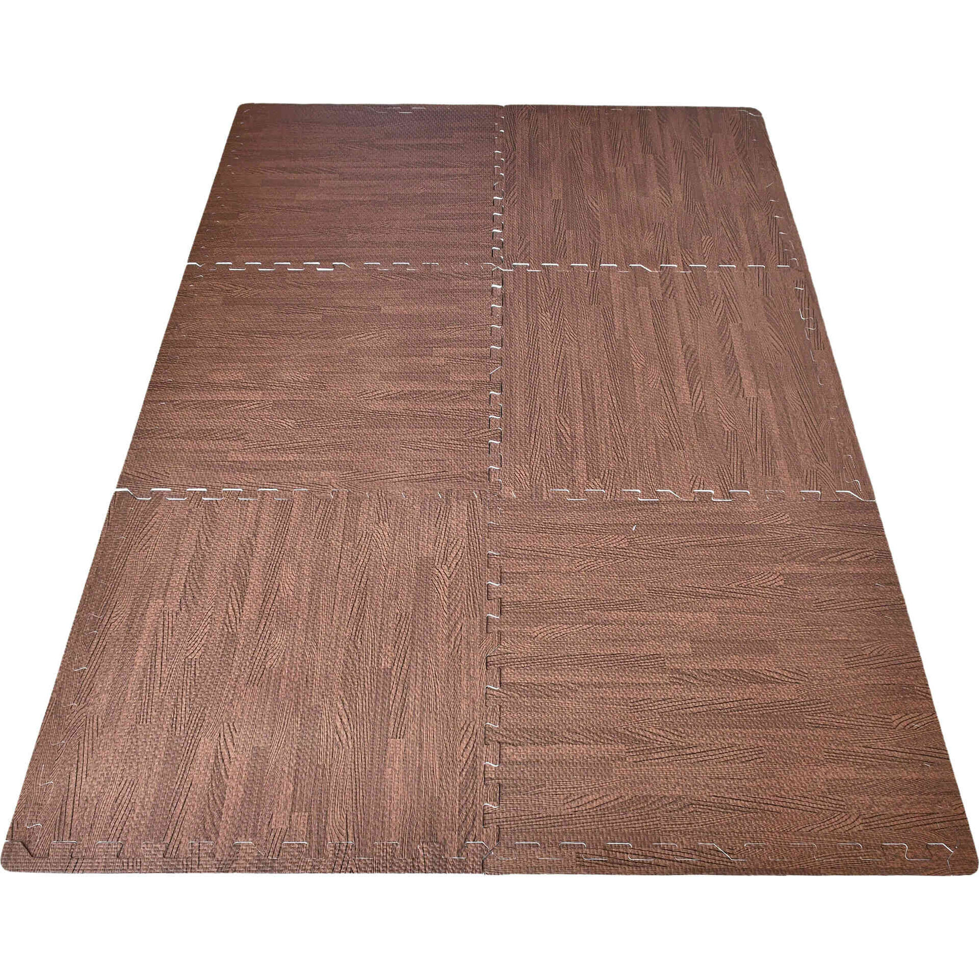 Tapete de Prote&ccedil;&atilde;o EVA Efeito Madeira Bazar&atilde;o