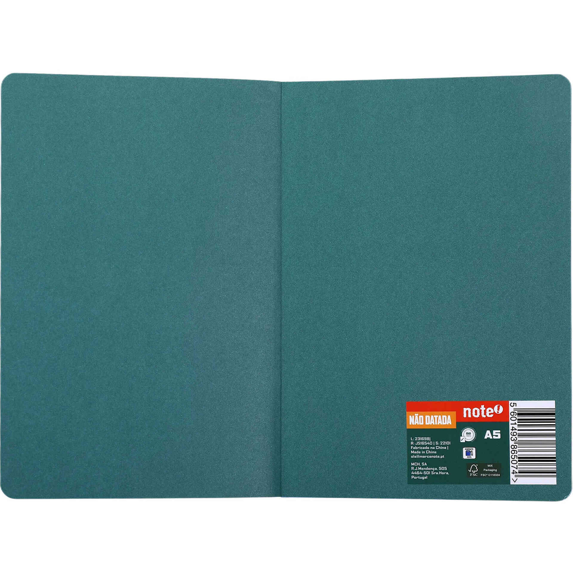 Agenda A5 com Suporte para Telem&oacute;vel (v&aacute;rias cores) Note!