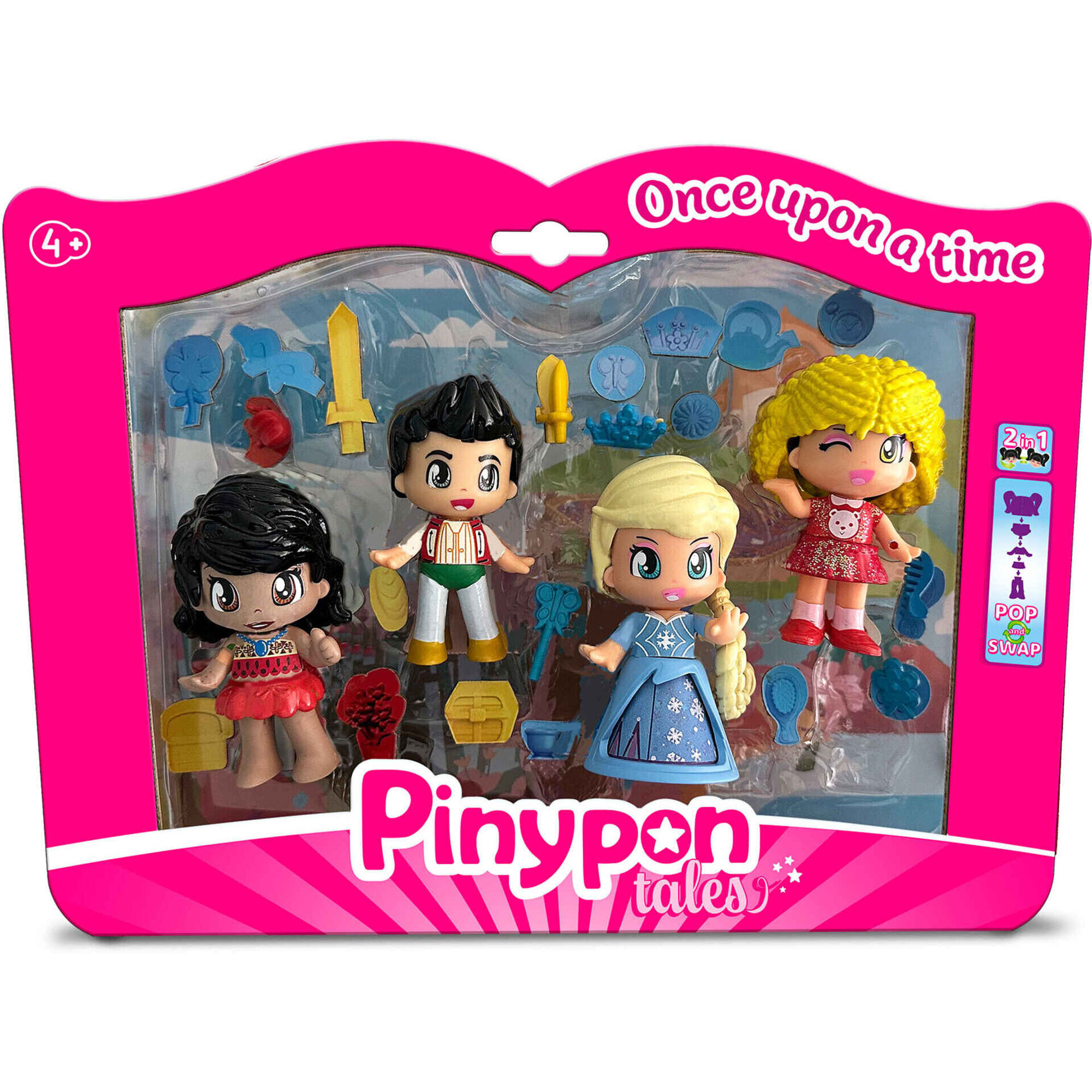 Pack de 4 Figuras Contos Pinypon