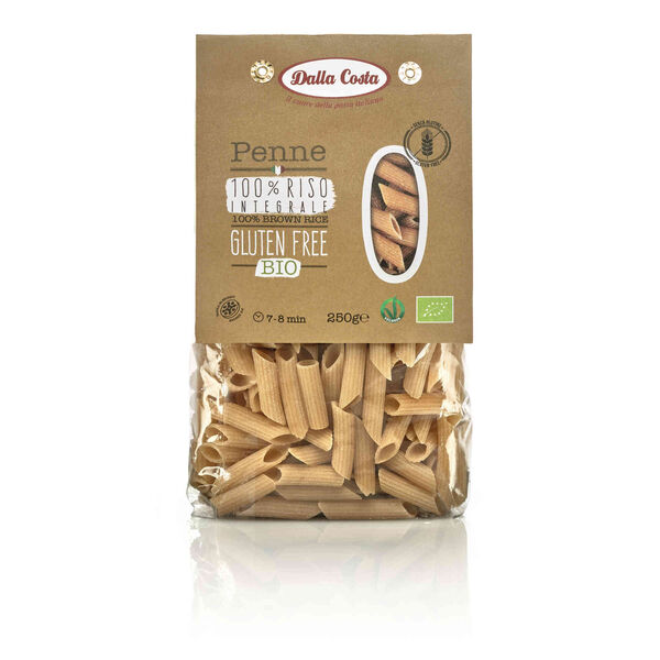 Massa Penne de Arroz Integral sem Glúten Dalla Costa