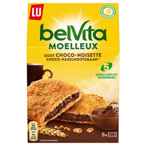 Bolachas Soft Bakes Recheadas de Chocolate e Avelã Belvita