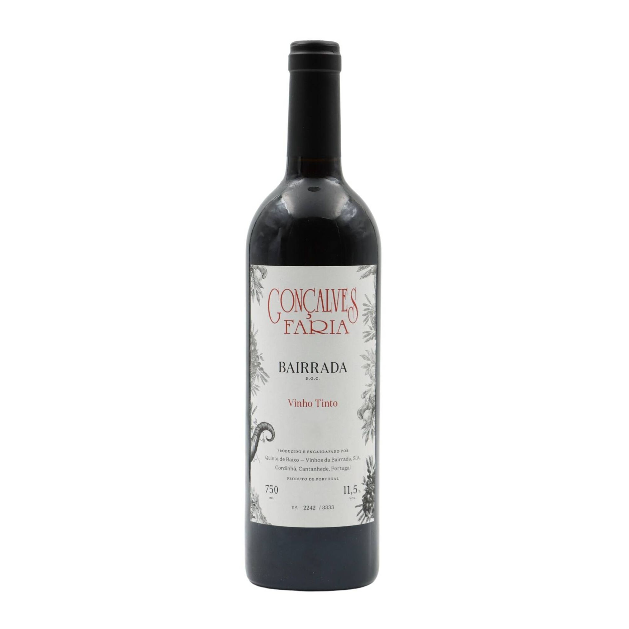 Quinta de Baixo Gon&ccedil;alves Faria Bairrada Vinho Tinto