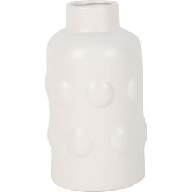 Jarra 21cm Branca com Bolas