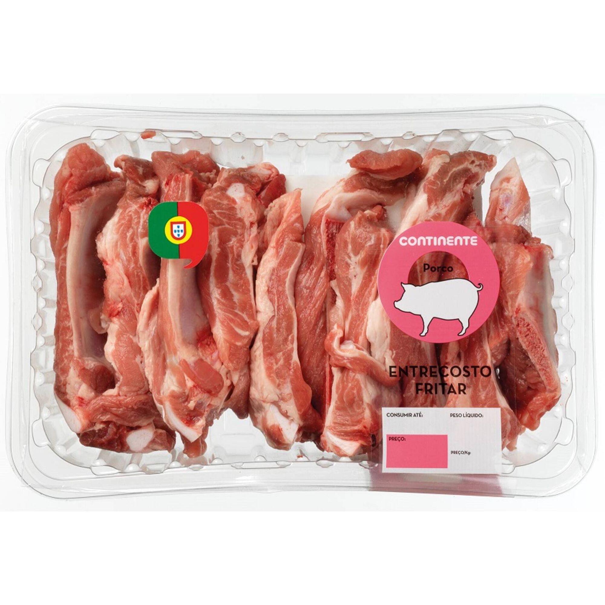 Entrecosto de Porco para Fritar