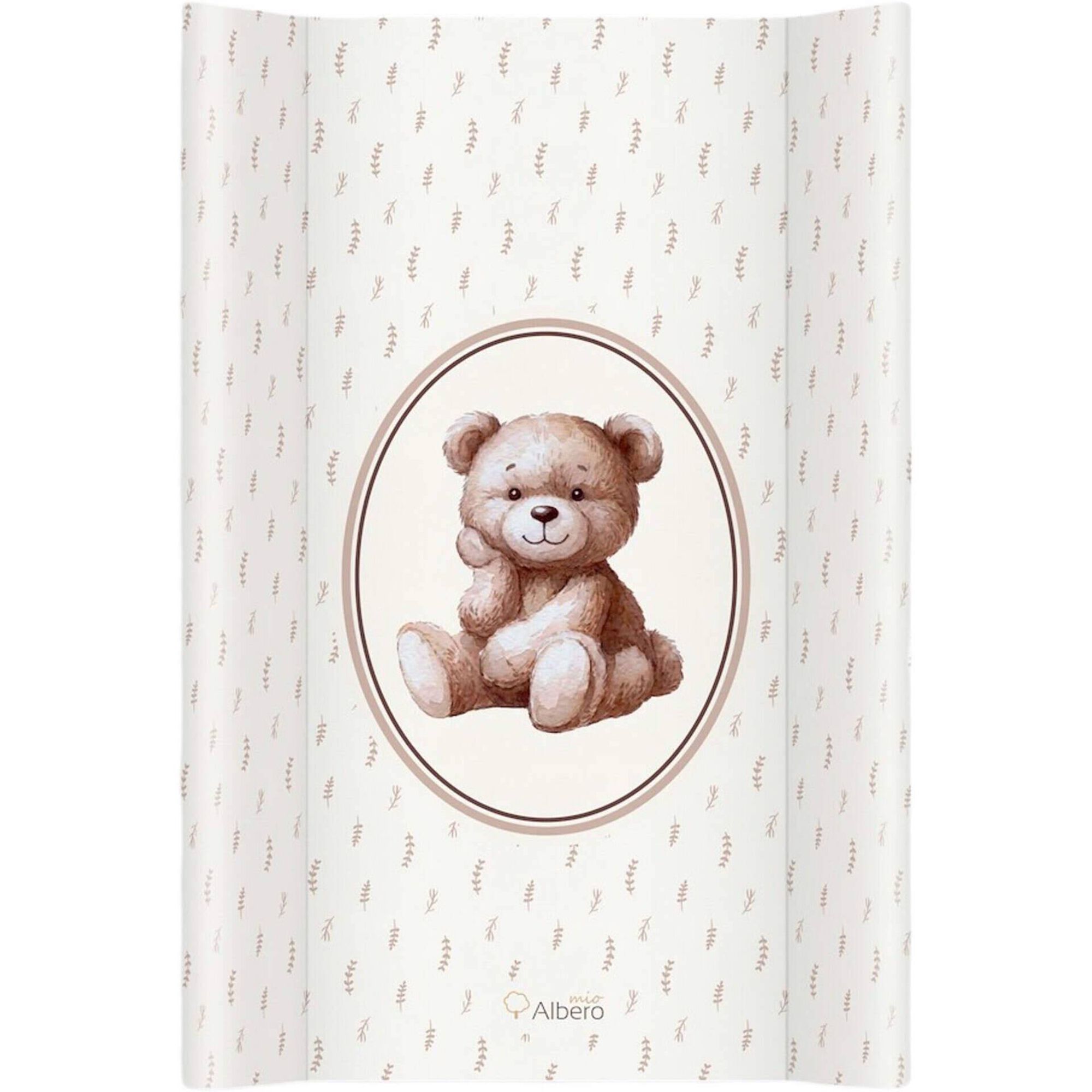 Muda-fraldas Perfilado com Base Firme 70x47cm Urso Vintage Twinko