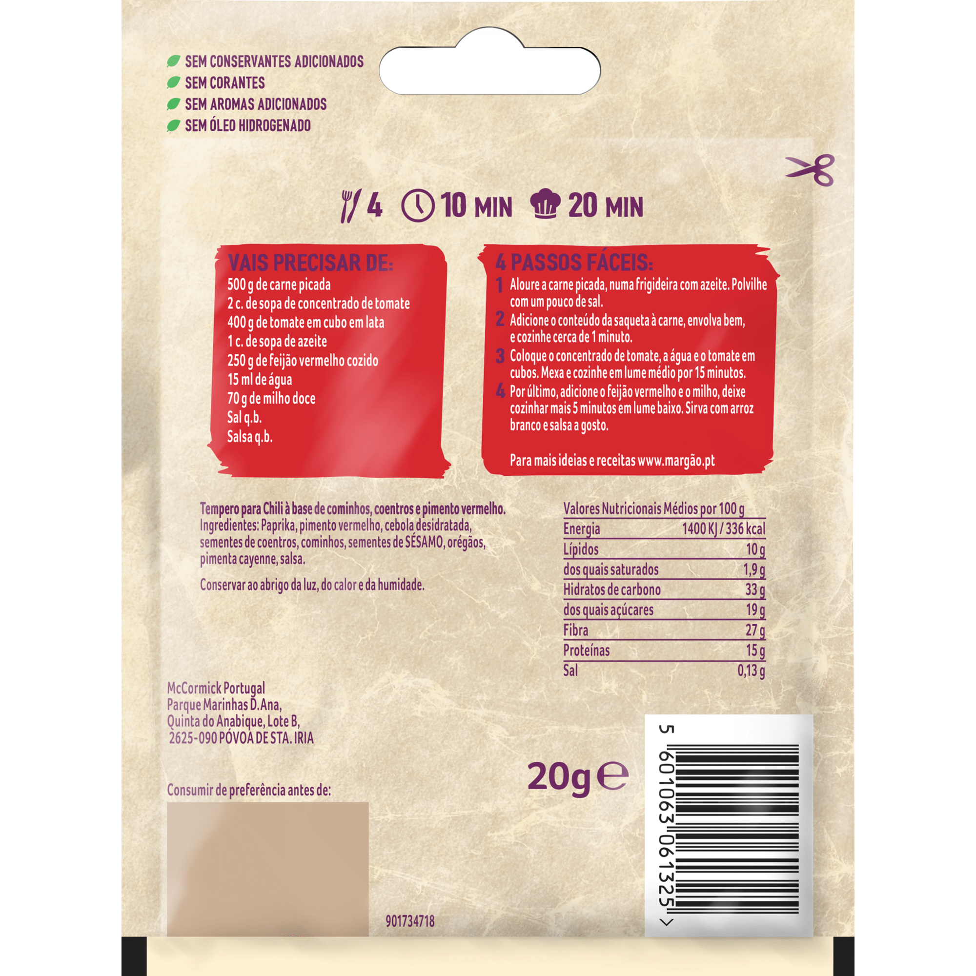 Mistura Express para Chili