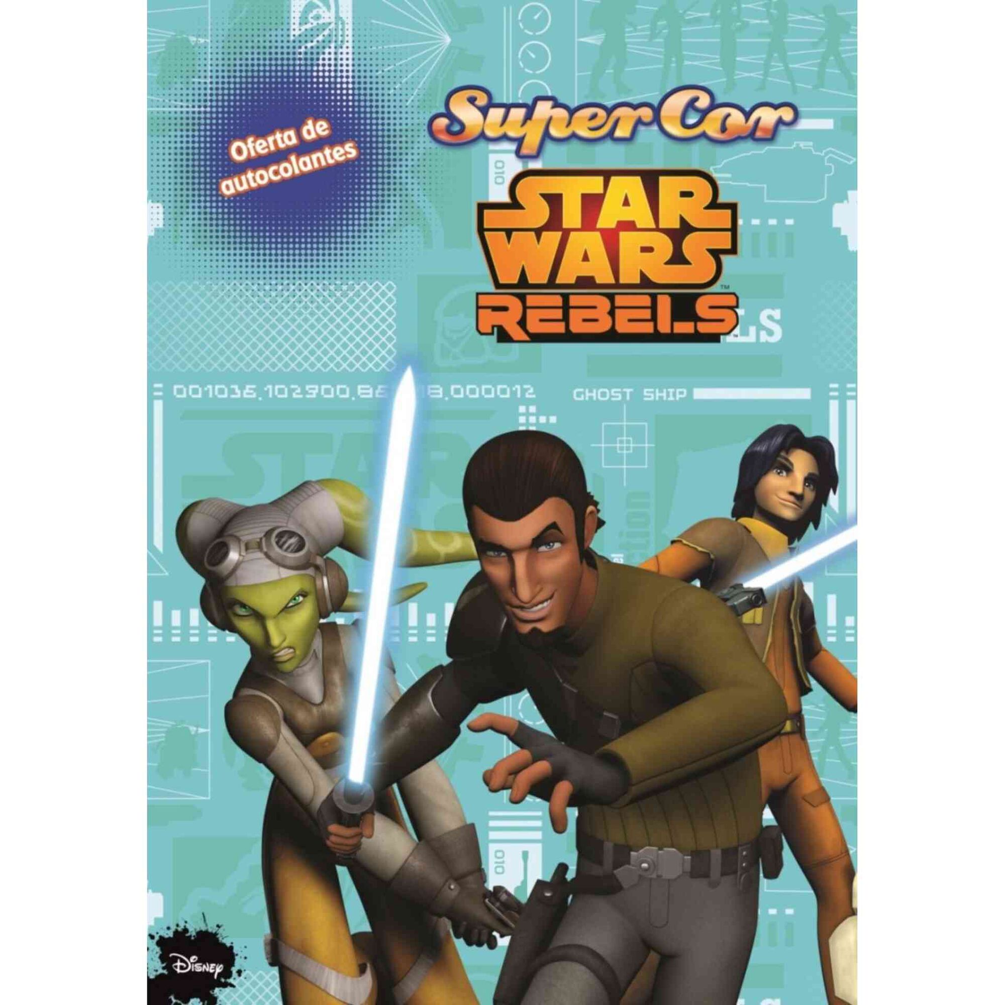 Star Wars Rebels - Autocolantes Super Cor de Lucas Films