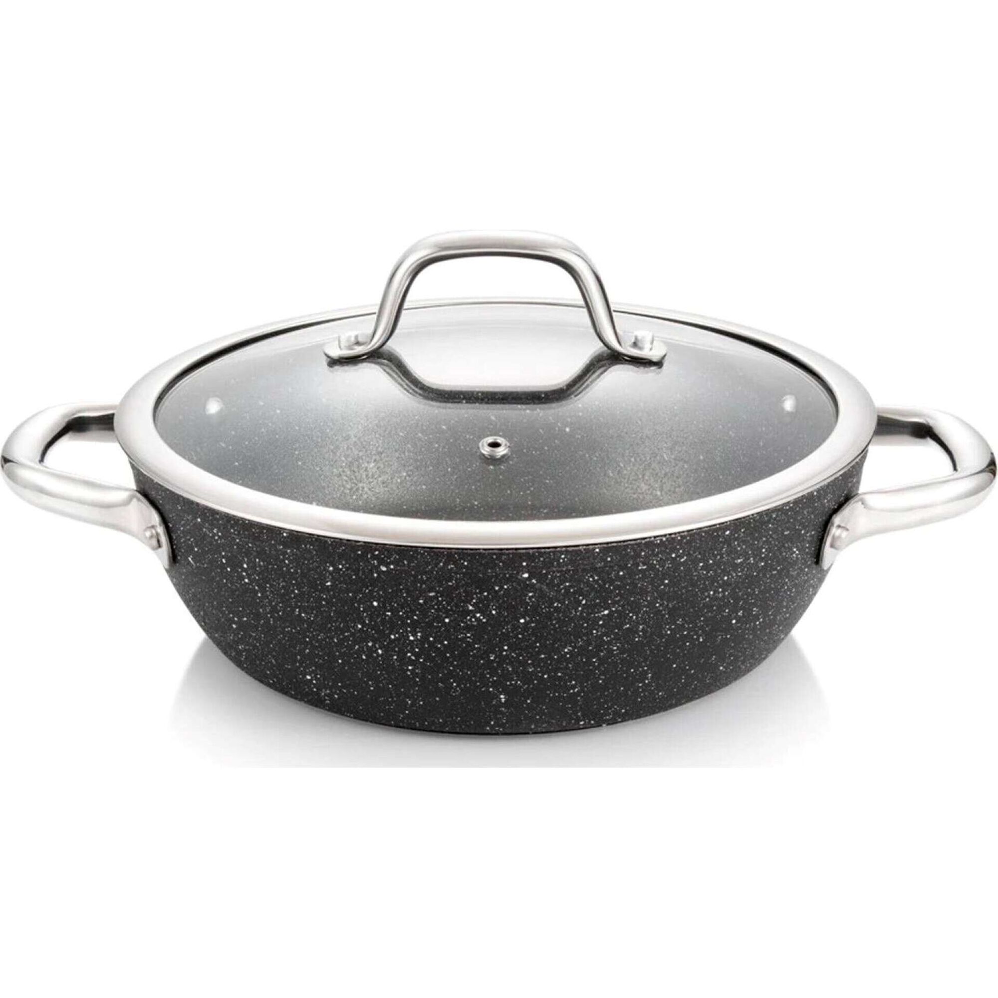 Frigideira com Tampa President Stone 24cm Tescoma