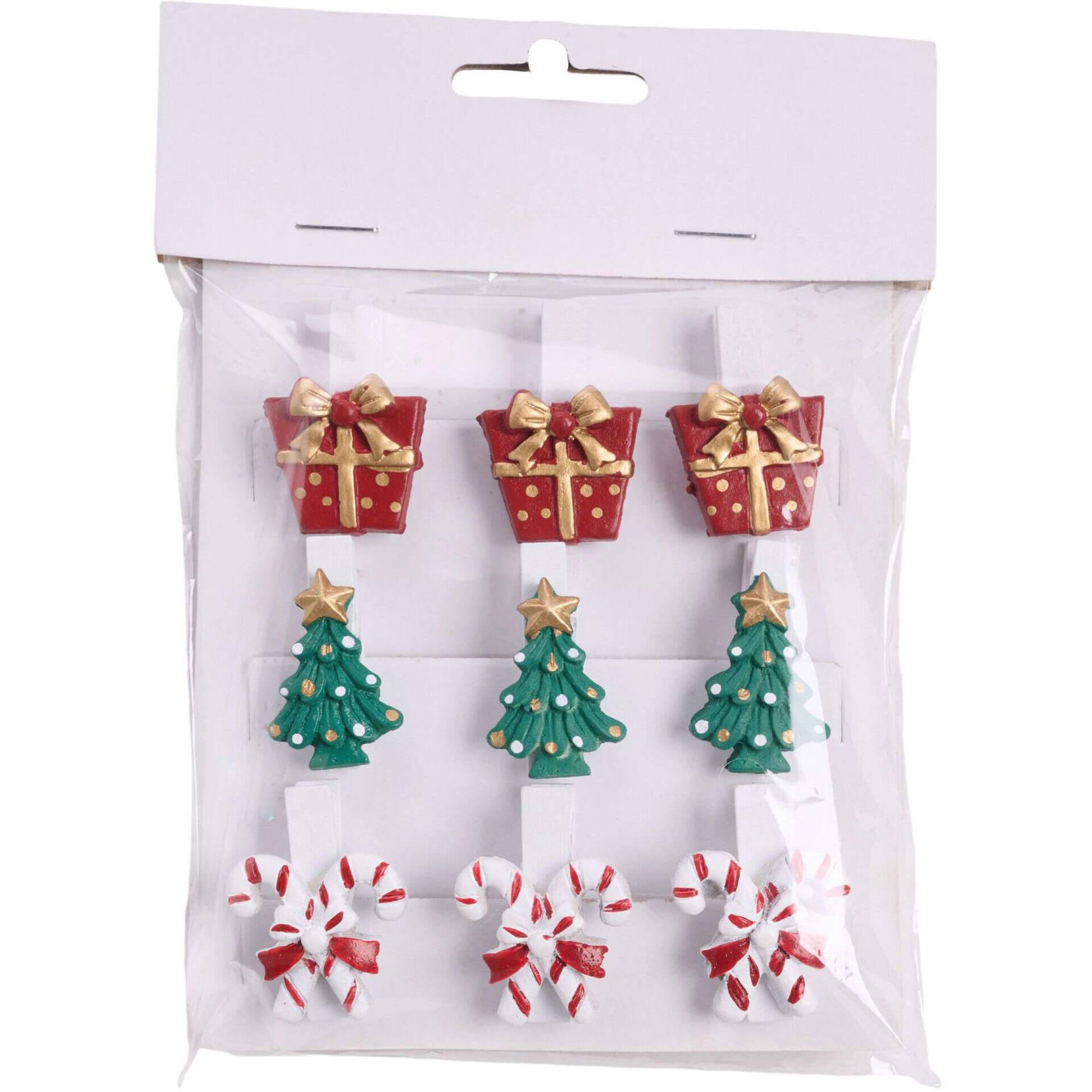 Conjunto 9 Mini Molas Figuras